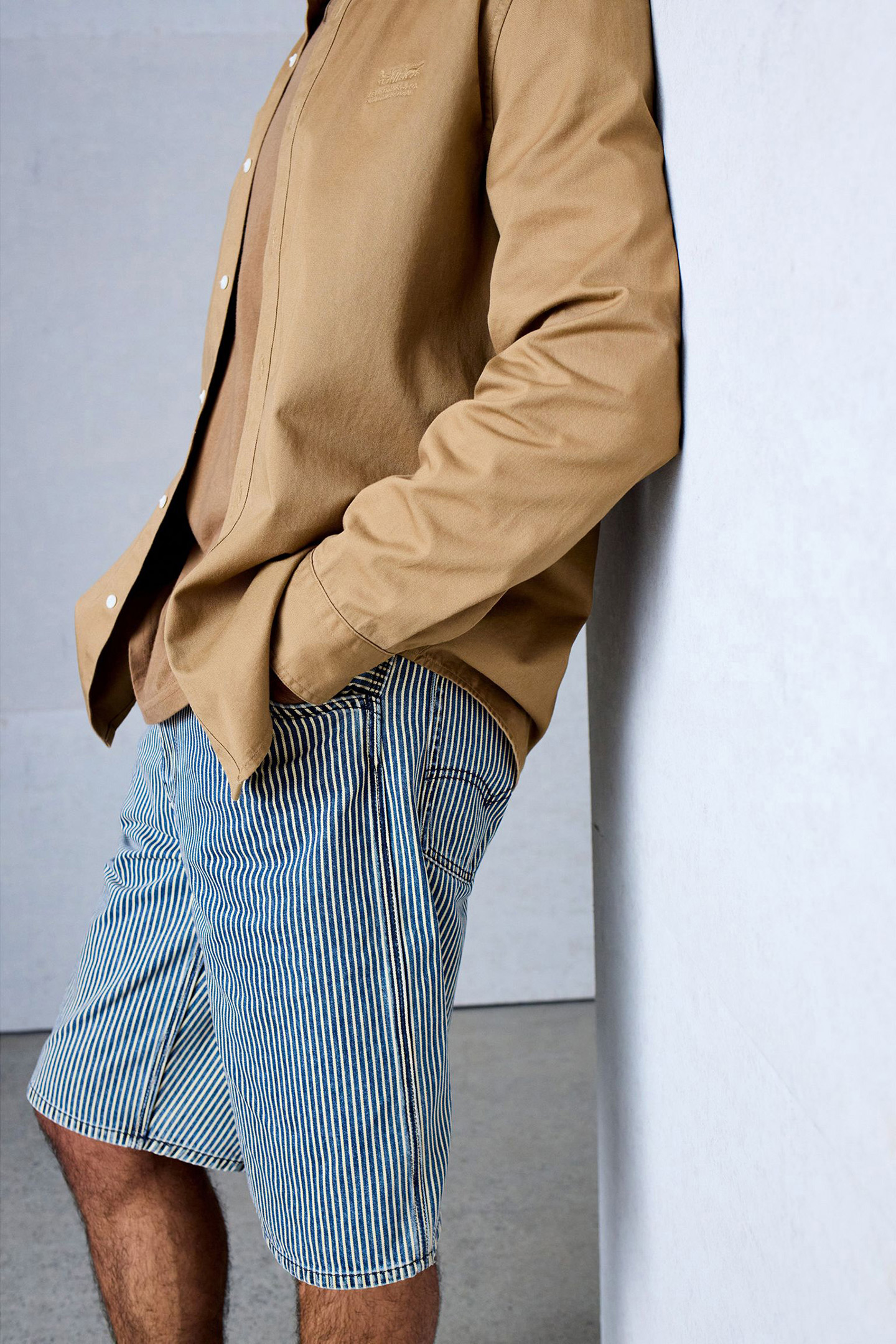 568 LOOSE CRPNTR SHORTS AGED RR STRIPE SHORT 9