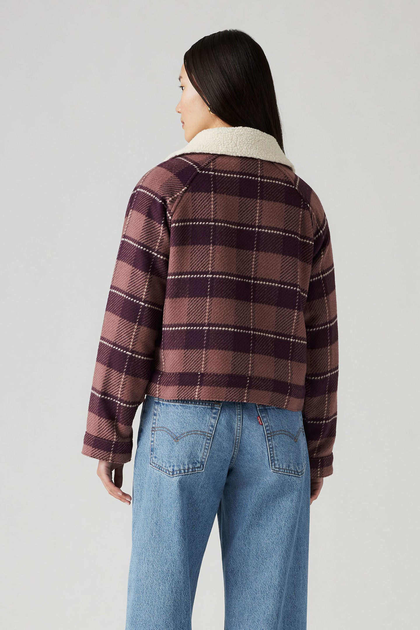 CROPPED PLAID JACKET 2