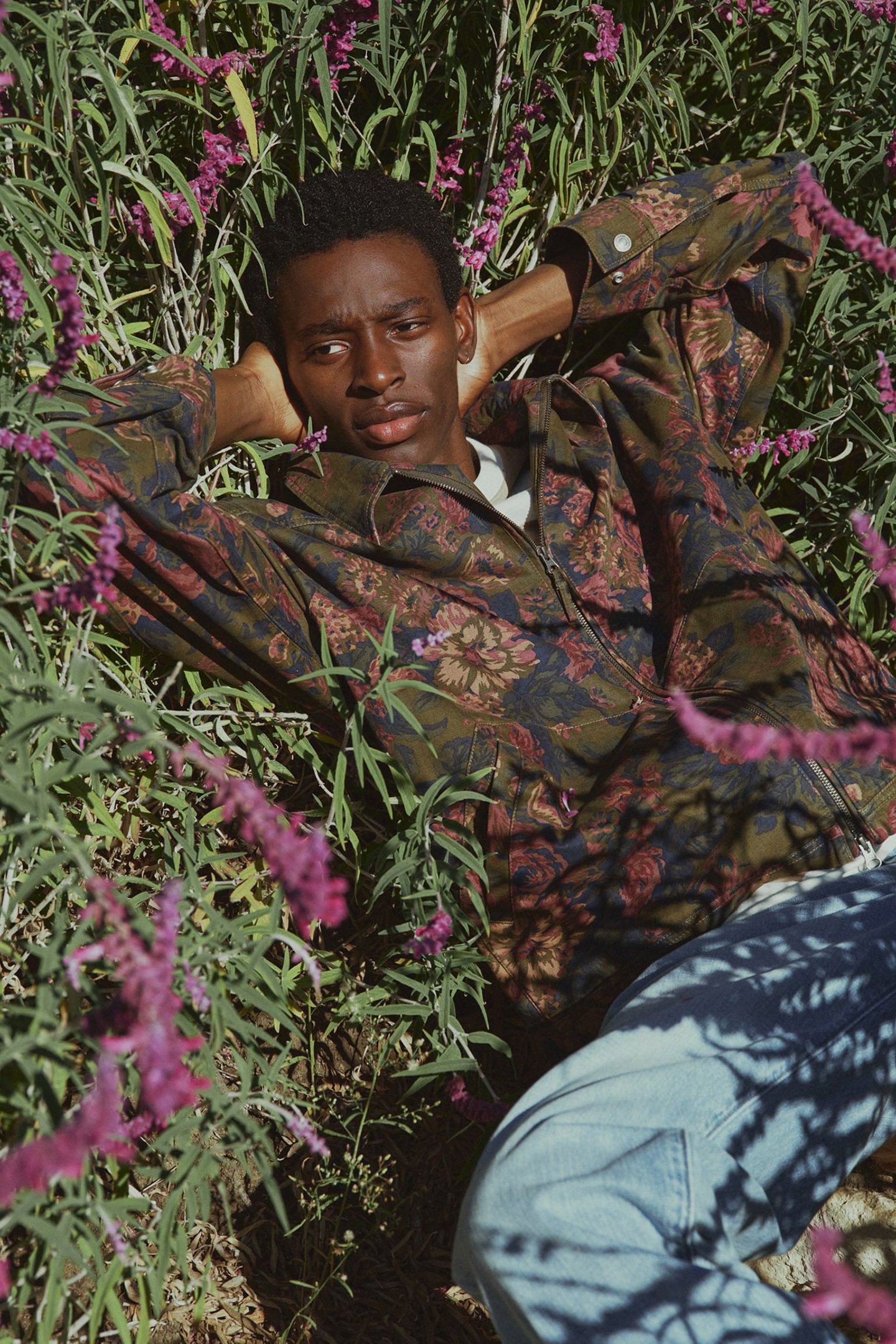 POLK JACKET COOPER FLORAL DARK OLIVE 6