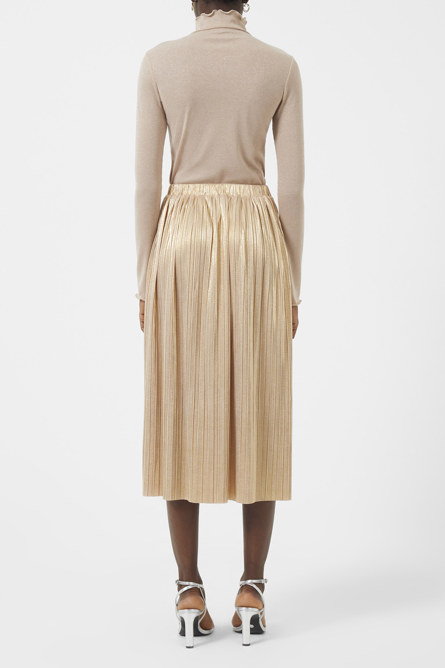 SKY JERSEY SKIRT SHIMMER PINK 3