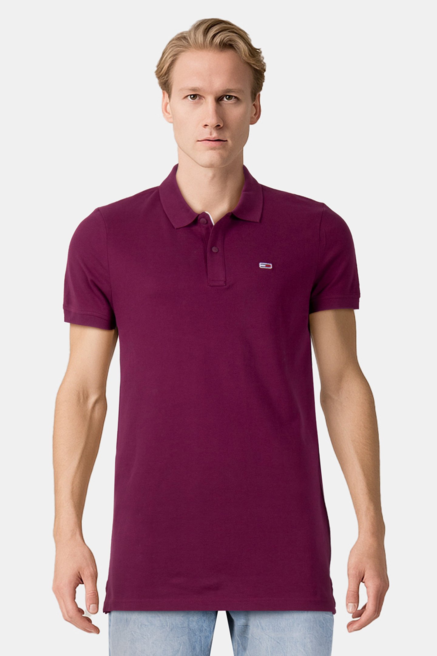 TJM SLIM PLACKET POLO VALLEY GRAPE by Tommy Hilfiger