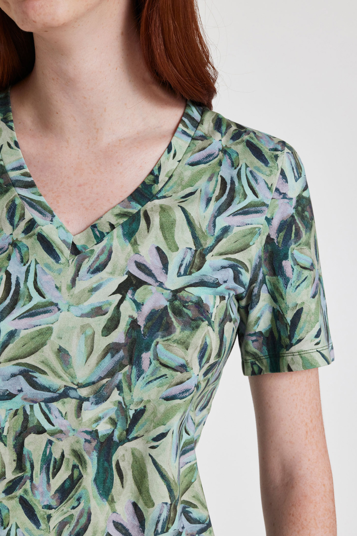 WOMENS STARGAZING TOP EMERALD GREEN 6