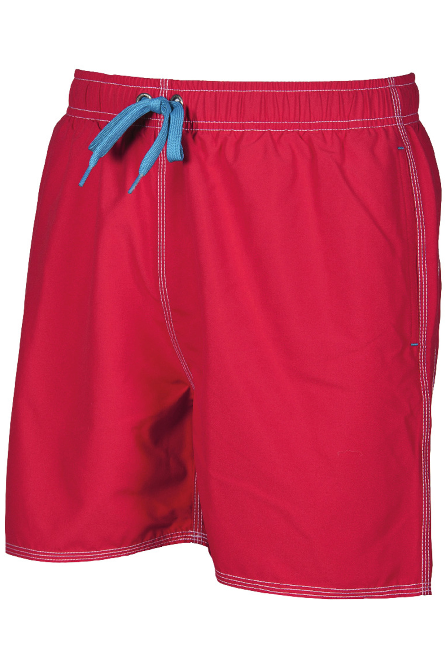 FUNDAMENTALS SOLID BOXER RED-TURQUOISE 3