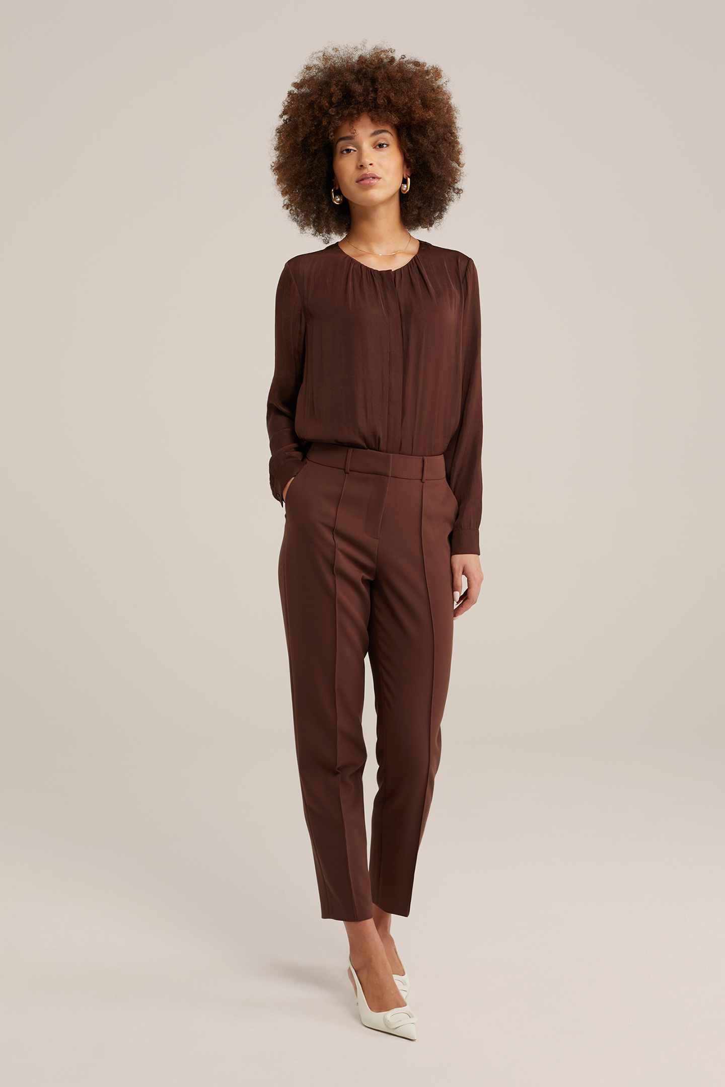 TROUSER DARK BROWN 3