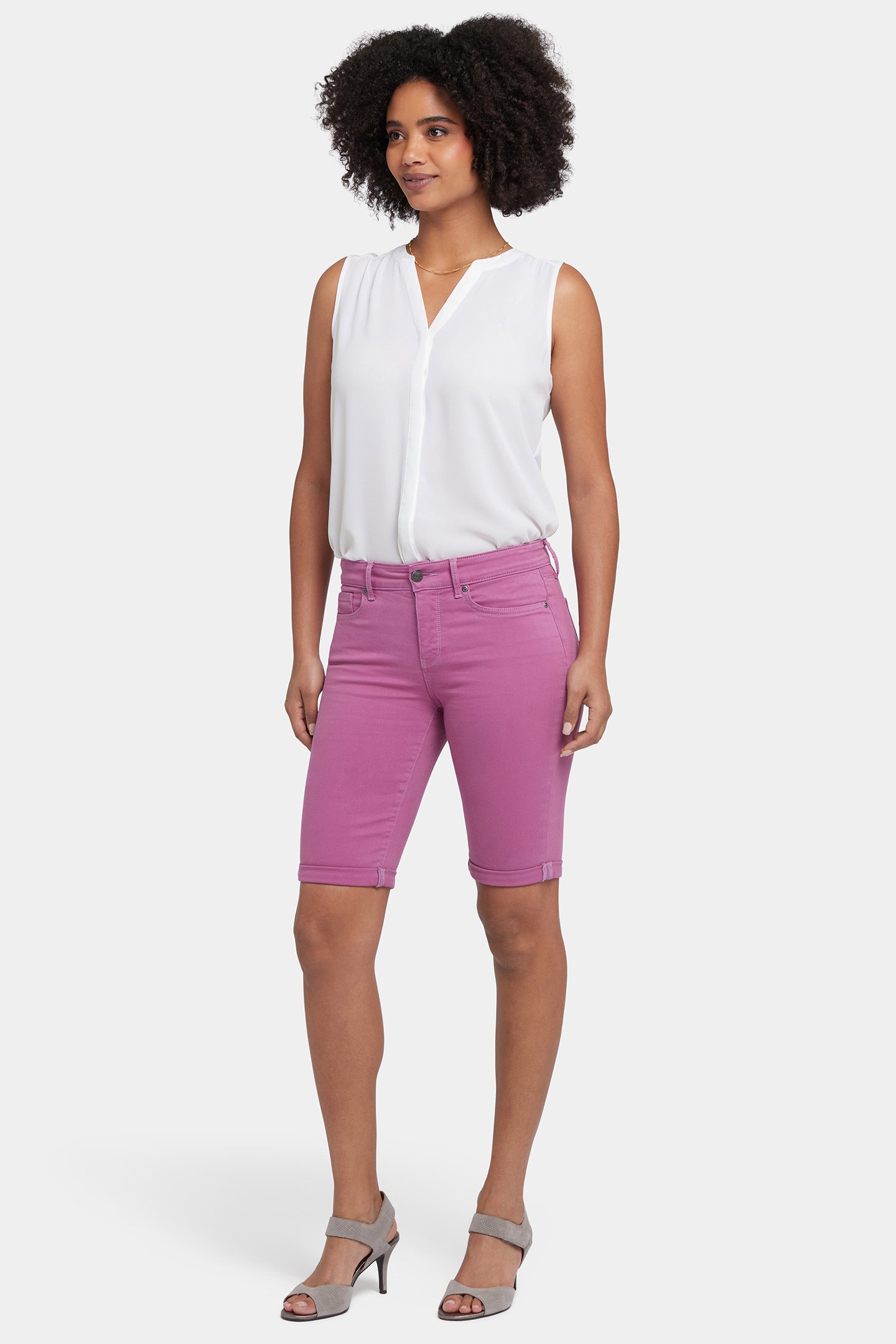 BRIELLA SHORT RED VIOLET by NYDJ