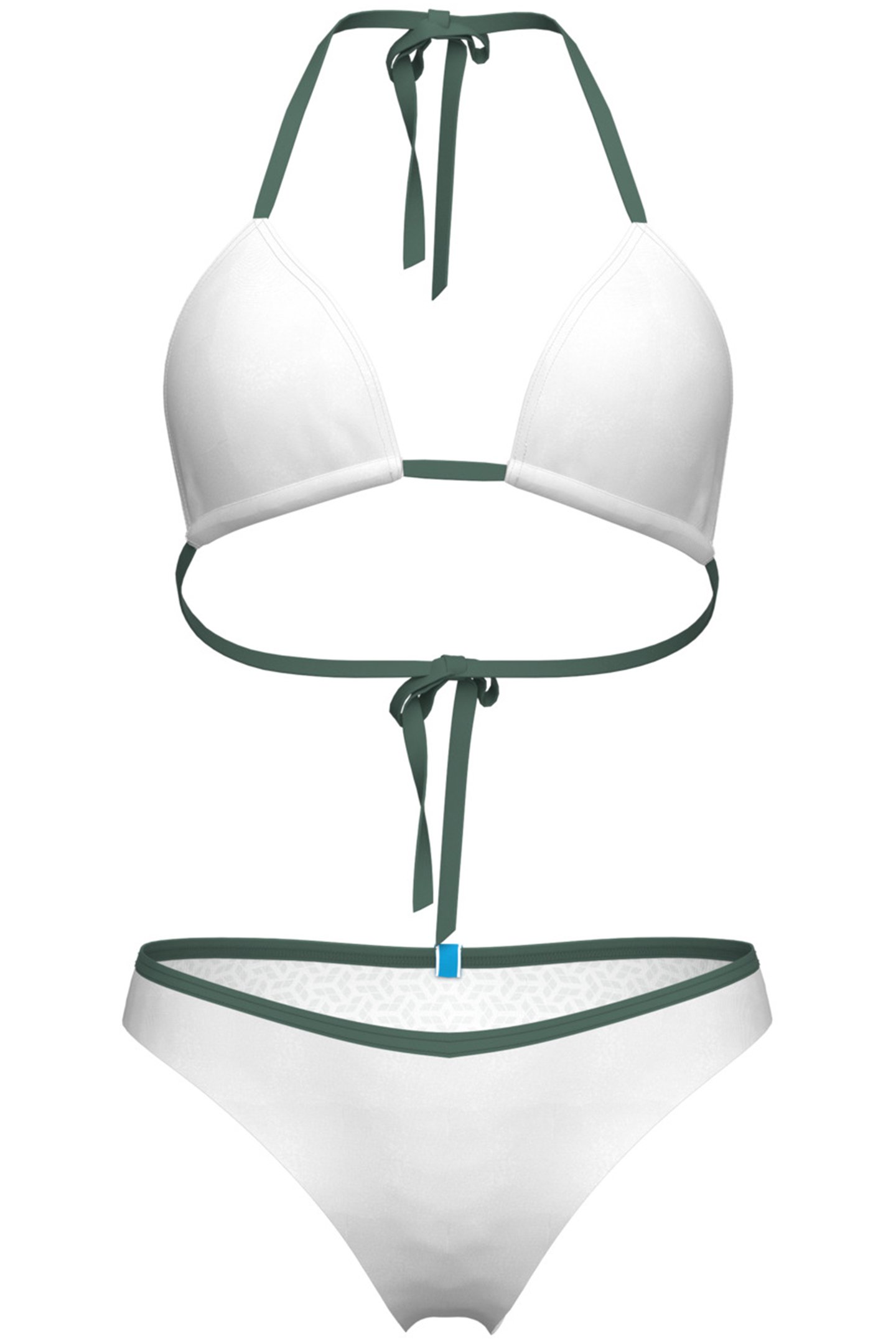 WOMEN'S ARENA PRO_FILE STRING BIKINI TRI WHITE-SAGE 4