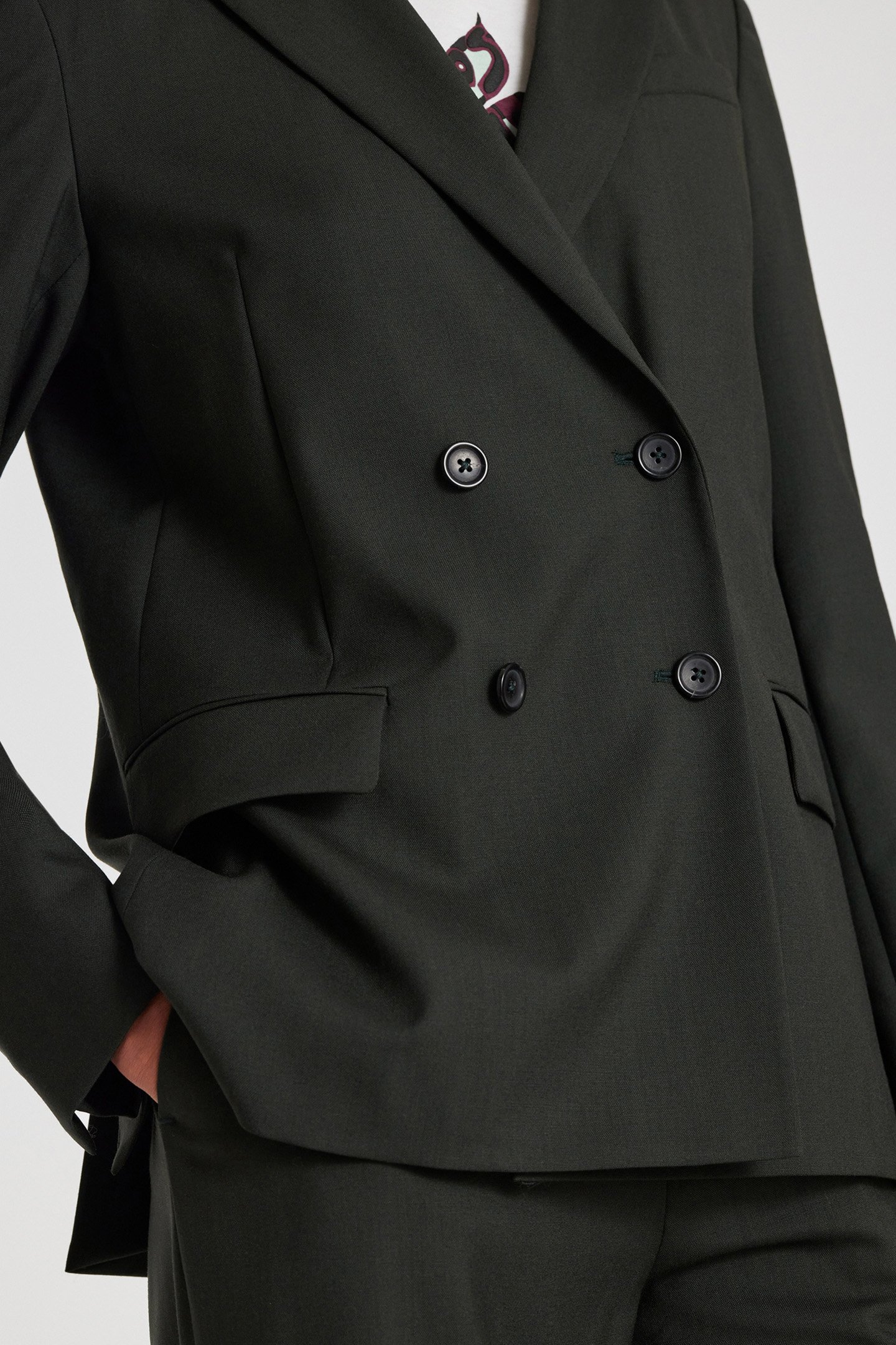 WOMENS JACKET VERY DARK GREEN 5