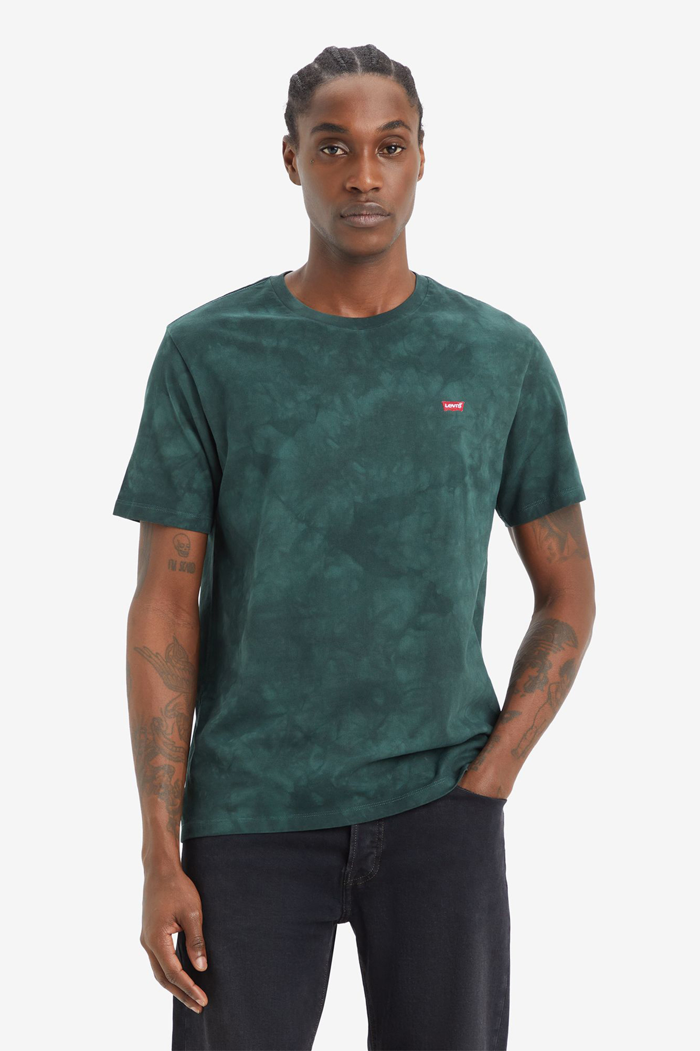 SS ORIGINAL HM TEE REGATTA DYE BISTRO GREEN by Levi's