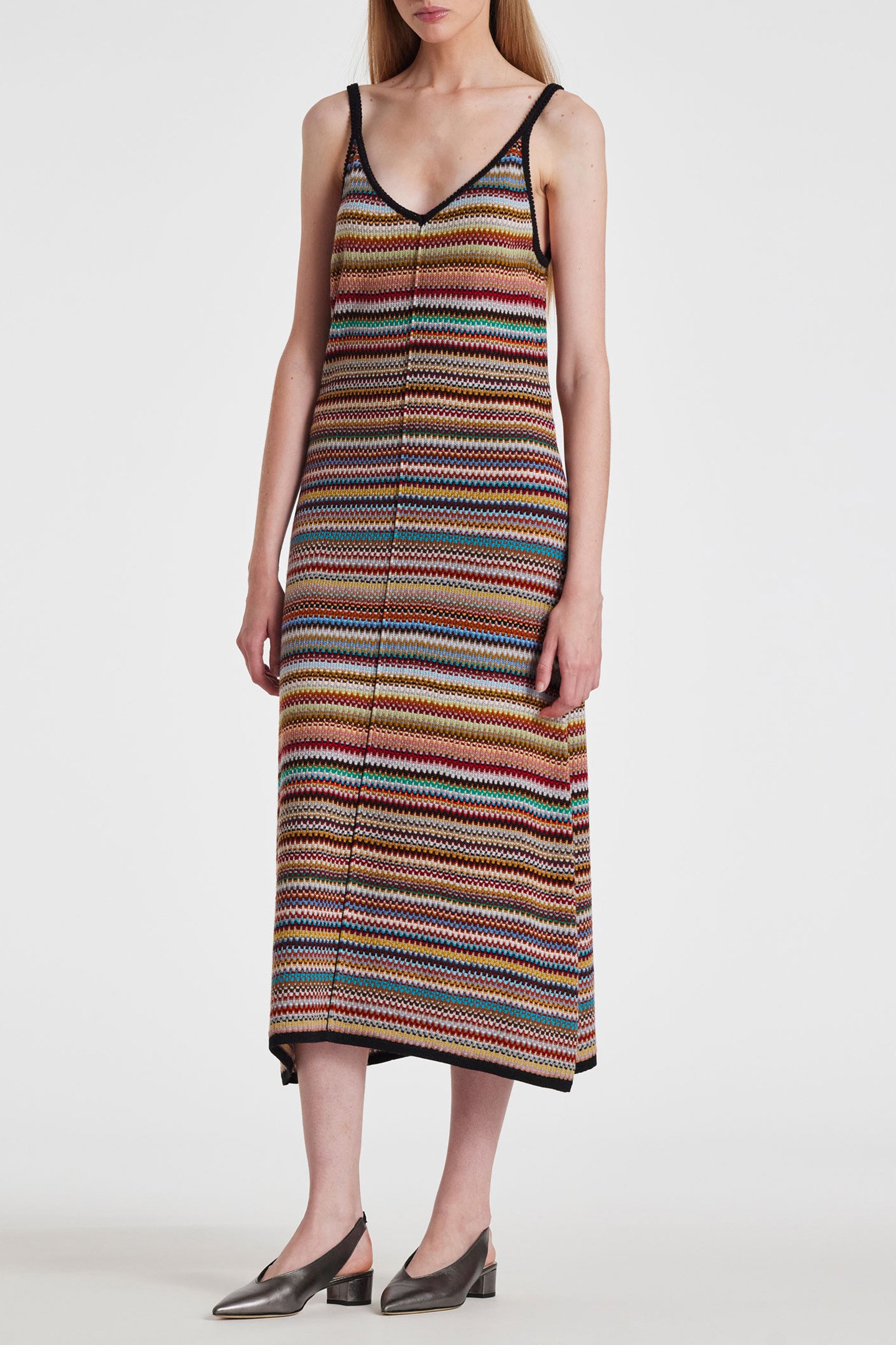KNITTED DRESS MULTI COLOURED 1