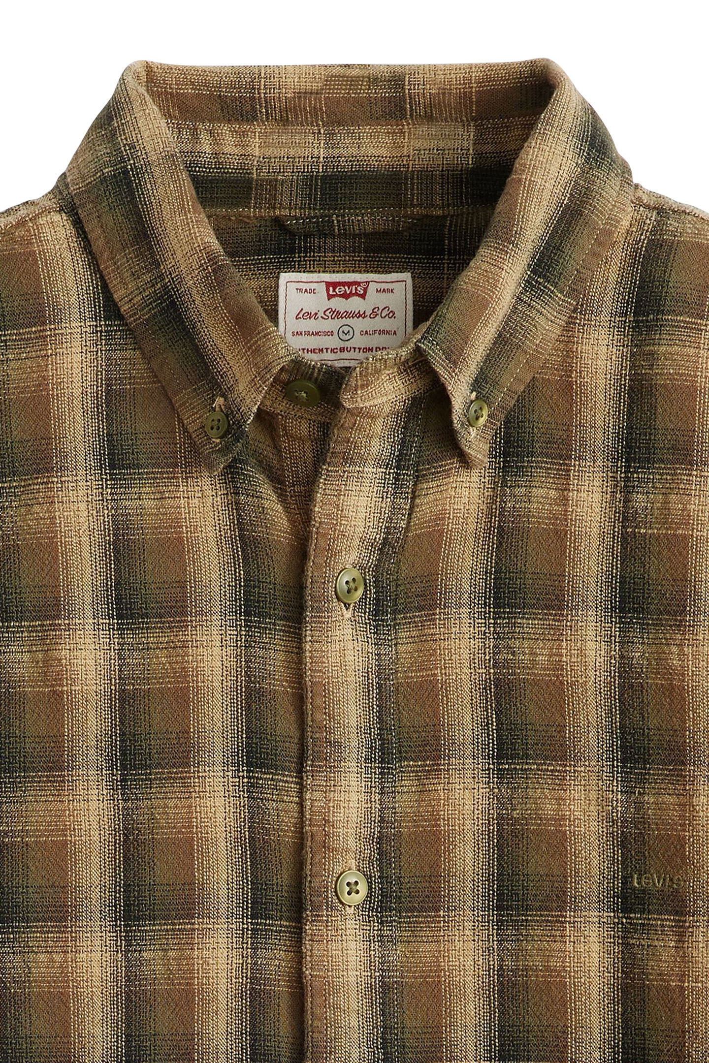 AUTHENTIC BUTTON DOWN YURI PLAID KELP 6