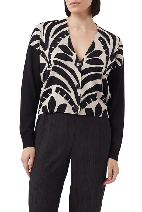 COMMA CARDIGAN BLACK 1