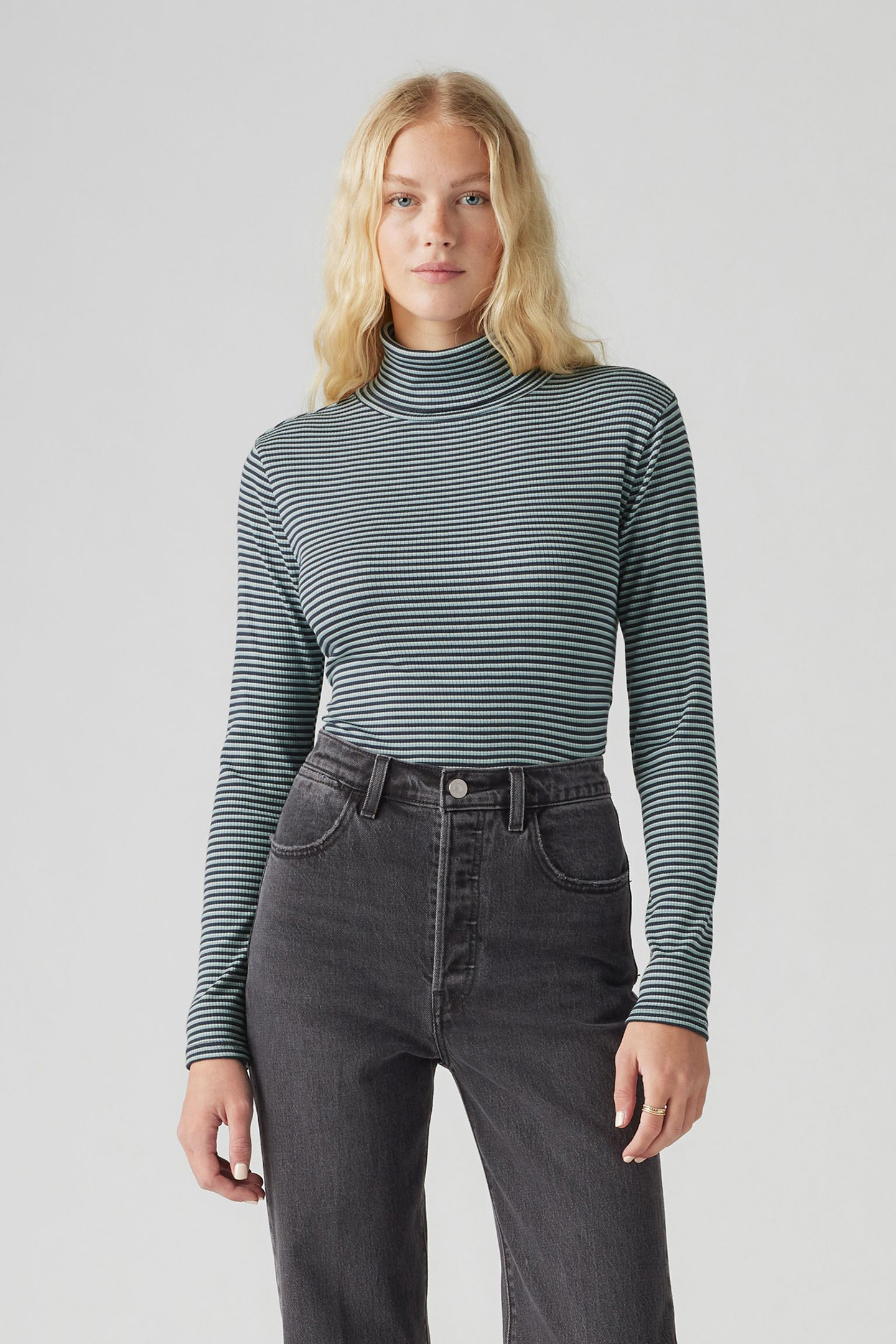 DREAMY TURTLENECK ICEBERG BLAZER NAVY 4