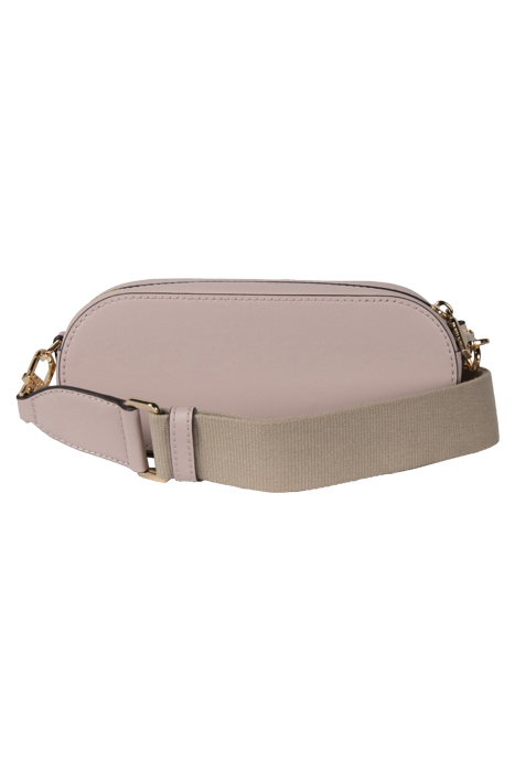 MEDIUM OVAL CROSSBODY BAG WITH LOGO IN SOFT PINK 3