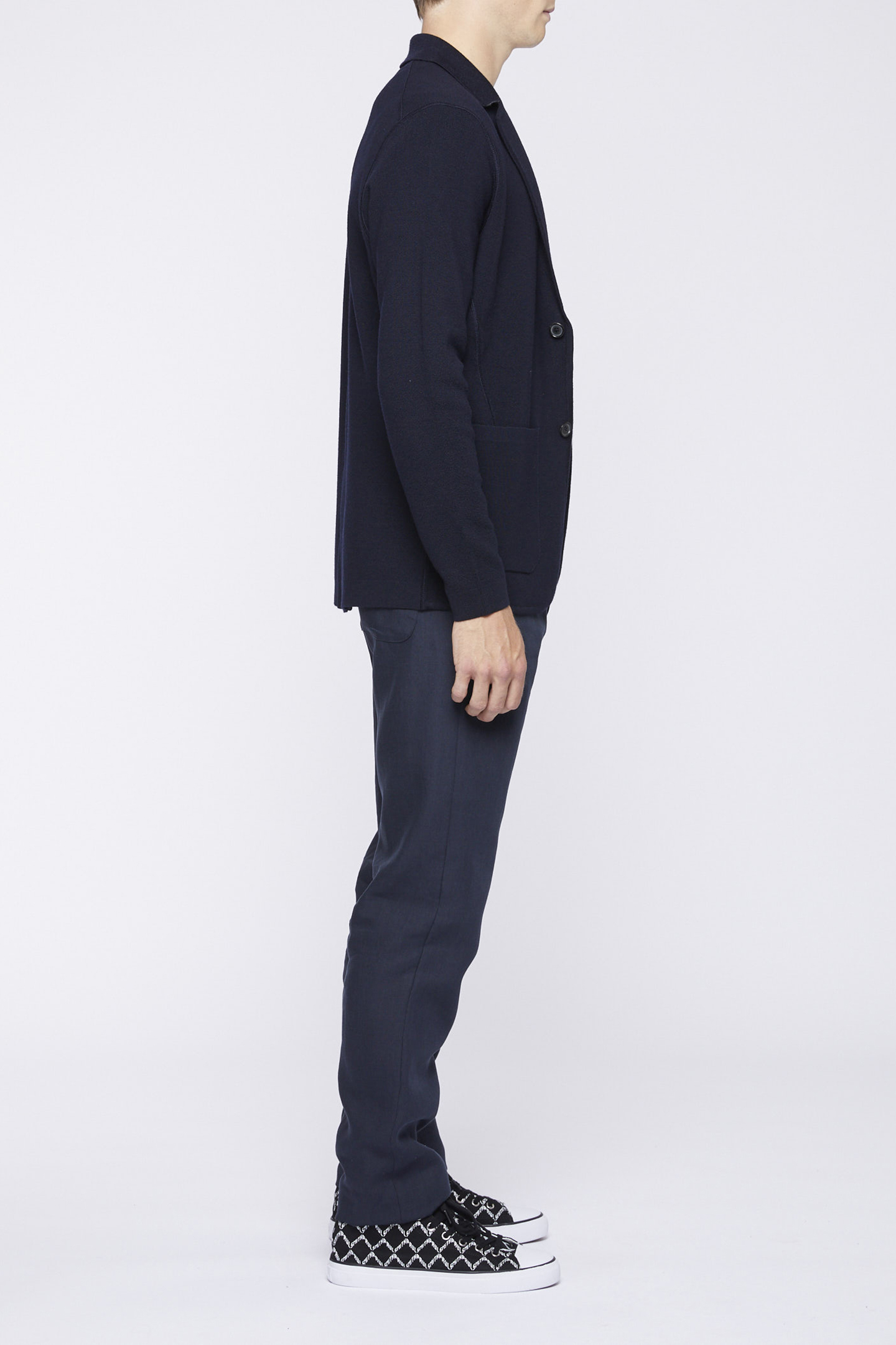 GENTS SB KNITTED JACKET VERY DARK NAVY 5