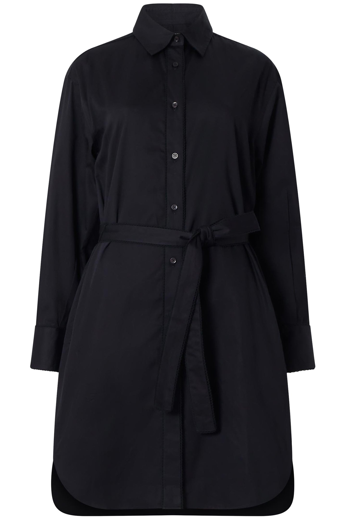 ALEXIS LS SHIRT DRESS BLACKOUT 3