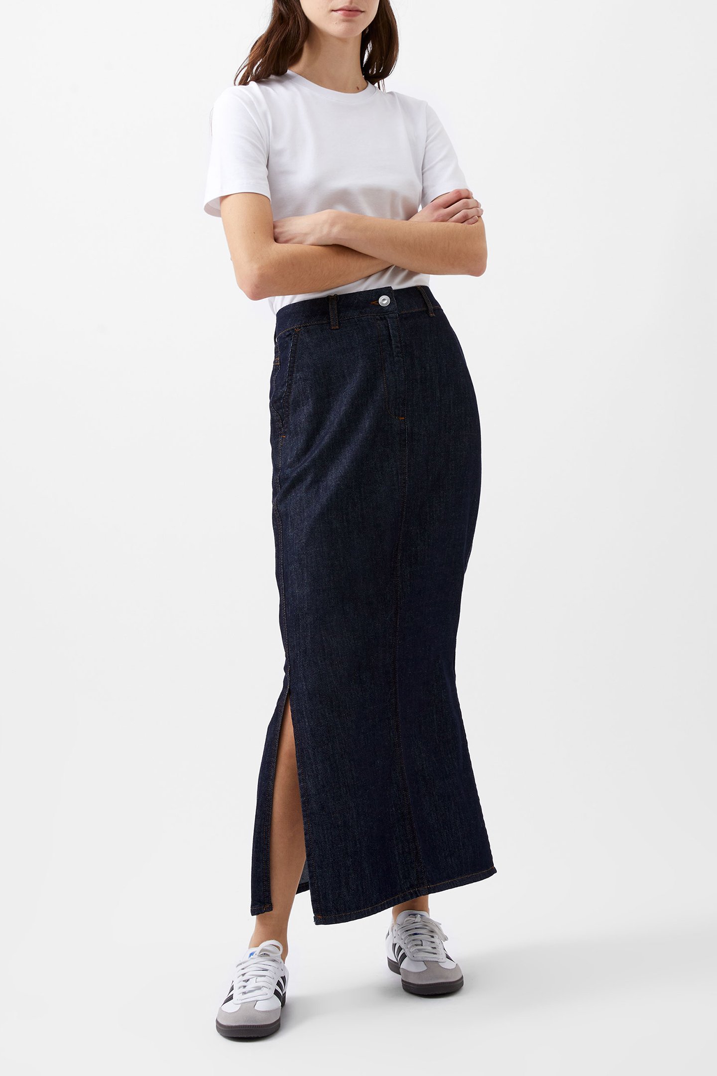 FINLEY DENIM MAXI SKIRT INDIGO by French Connection