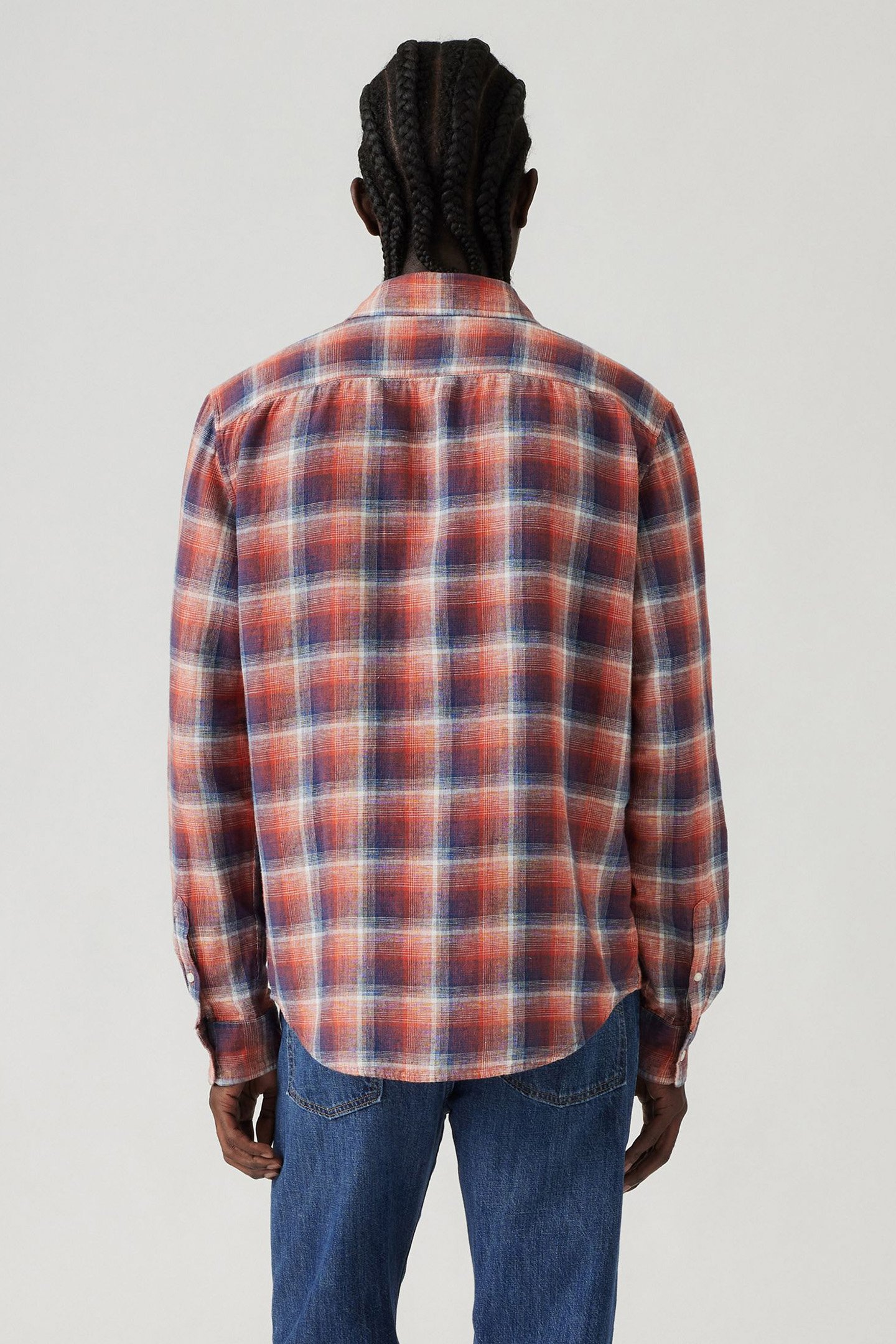 SUNSET 1 POCKET STANDARD NOLAN PLAID DRESS 2