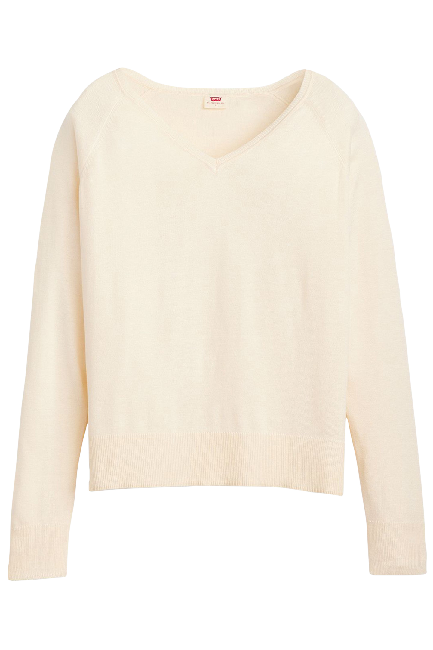 PETAL VNECK SWEATER WHITE SWAN LIGHTWEIGHT 3