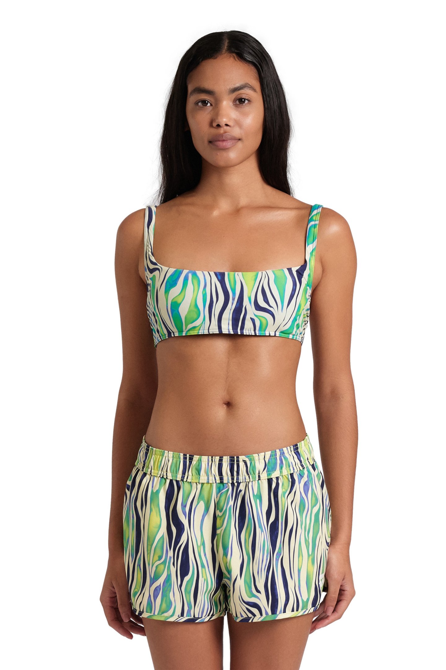 W ARENA WATER PRINTS BEACH SHORT ZEBRA by Arena
