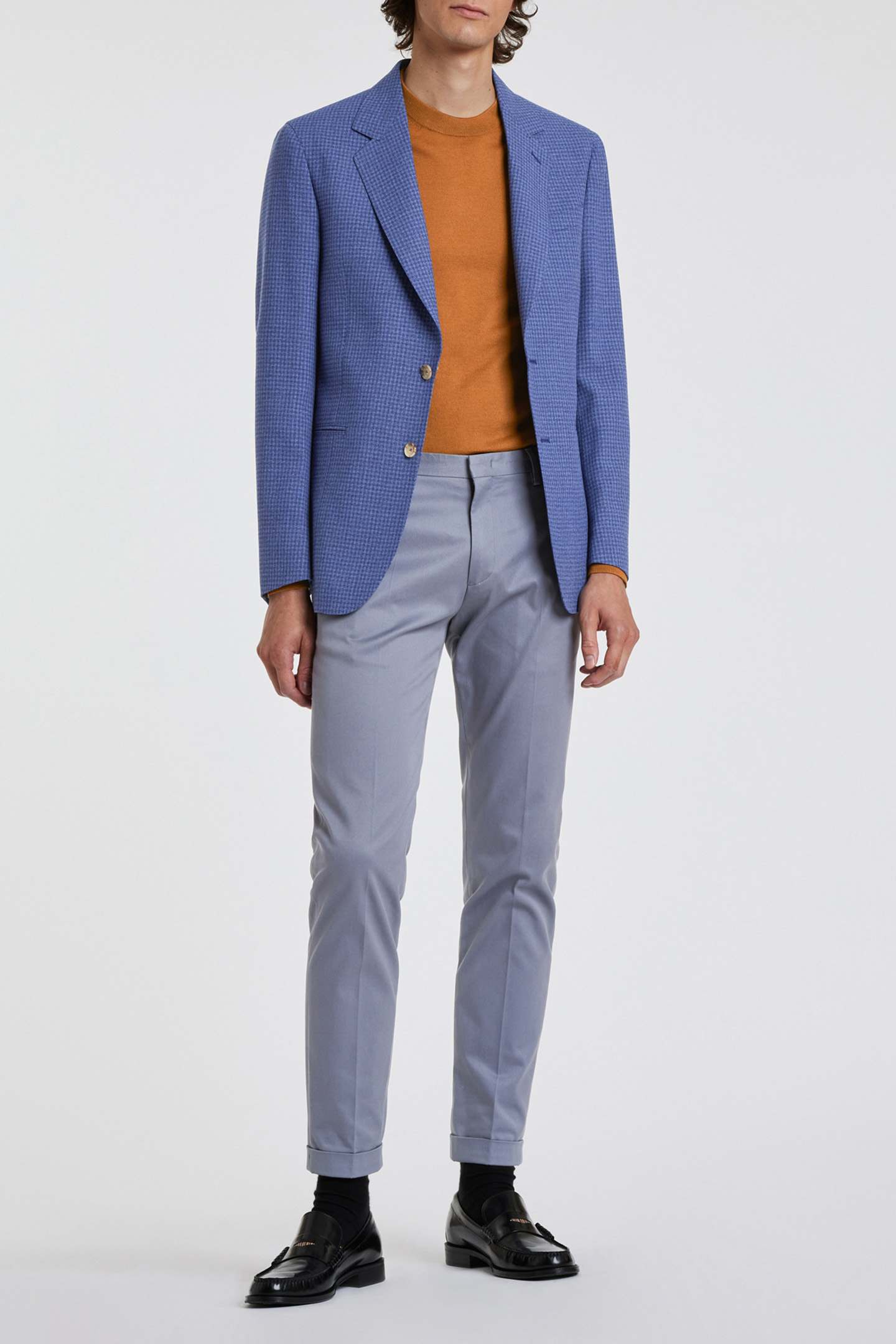 GENTS 2BTN JACKET COBALT BLUE 3