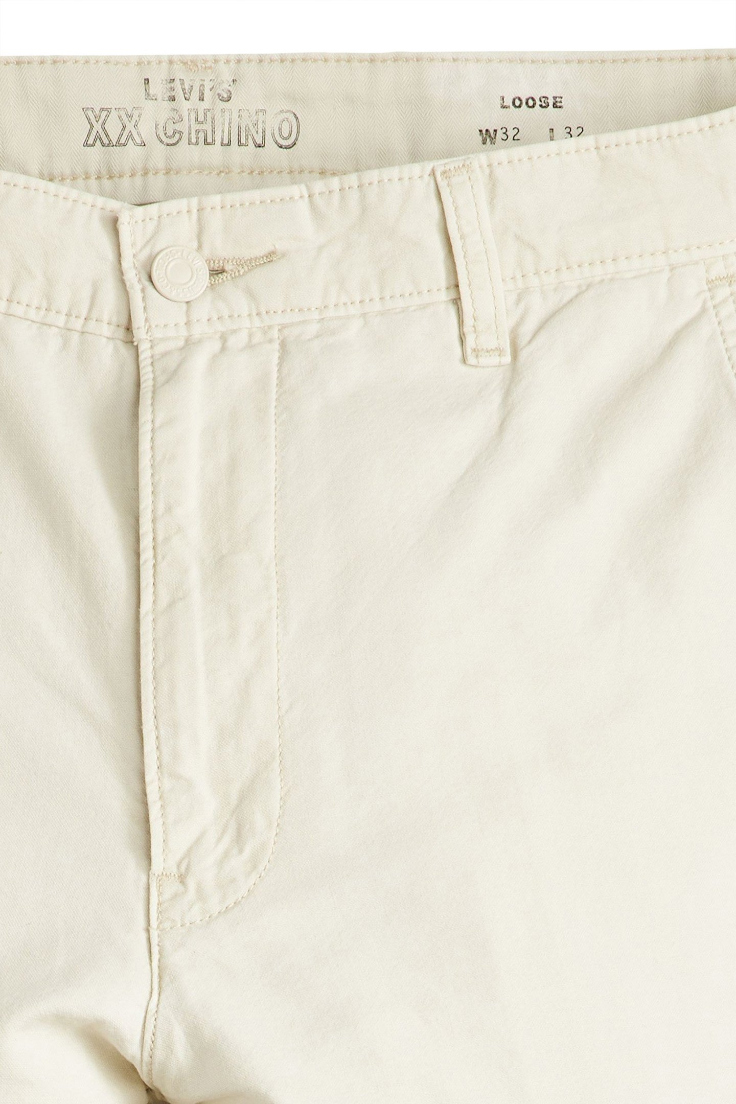 XX CHINO LOOSE STRT SILVER BIRCH LINEN 7