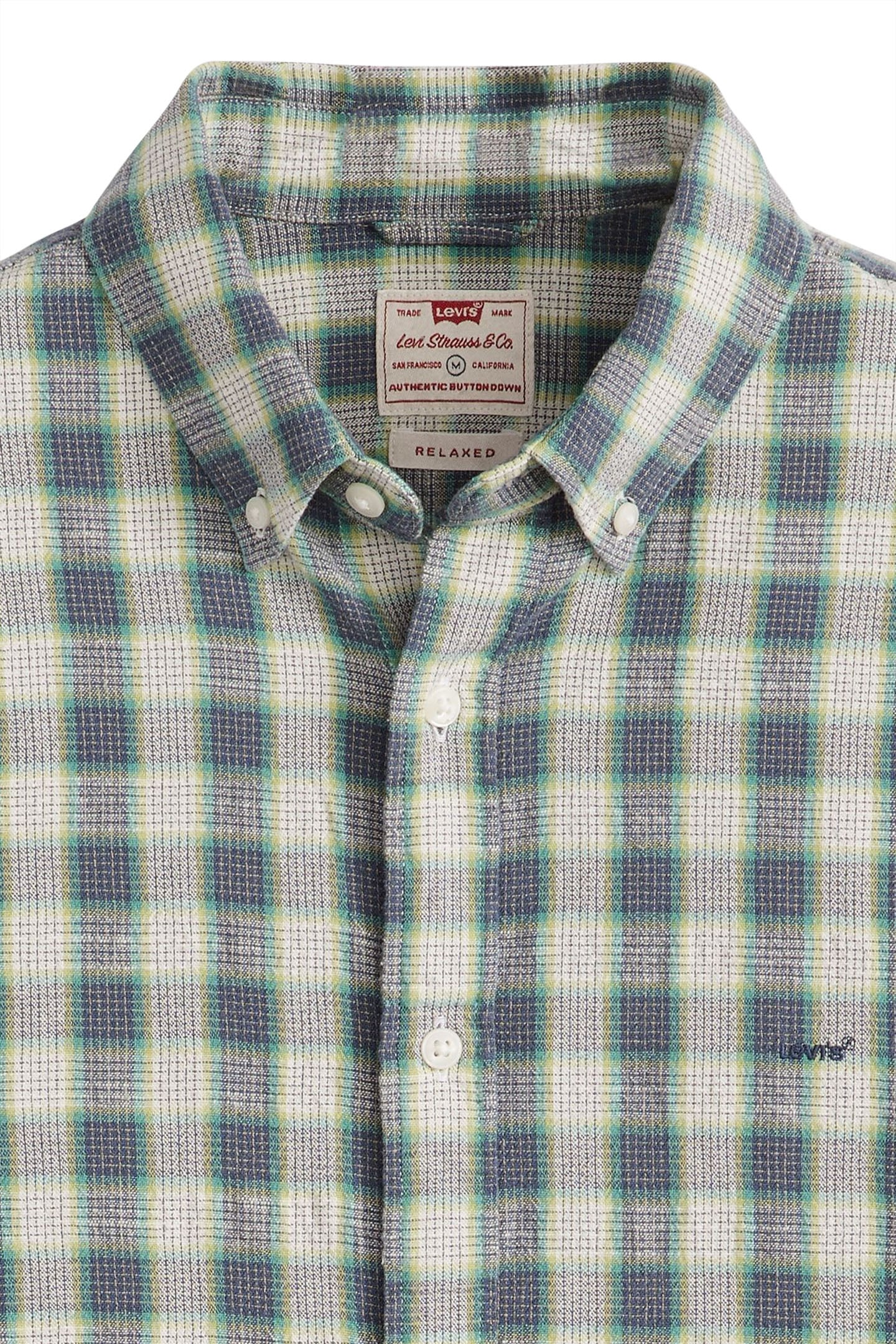 SS AUTHENTIC BUTTON DOWN XAVIER PLAID 6