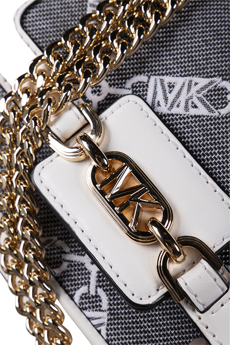 EXTRA SMALL CROSS BODY BAG IN BLACK AND WHITE 6