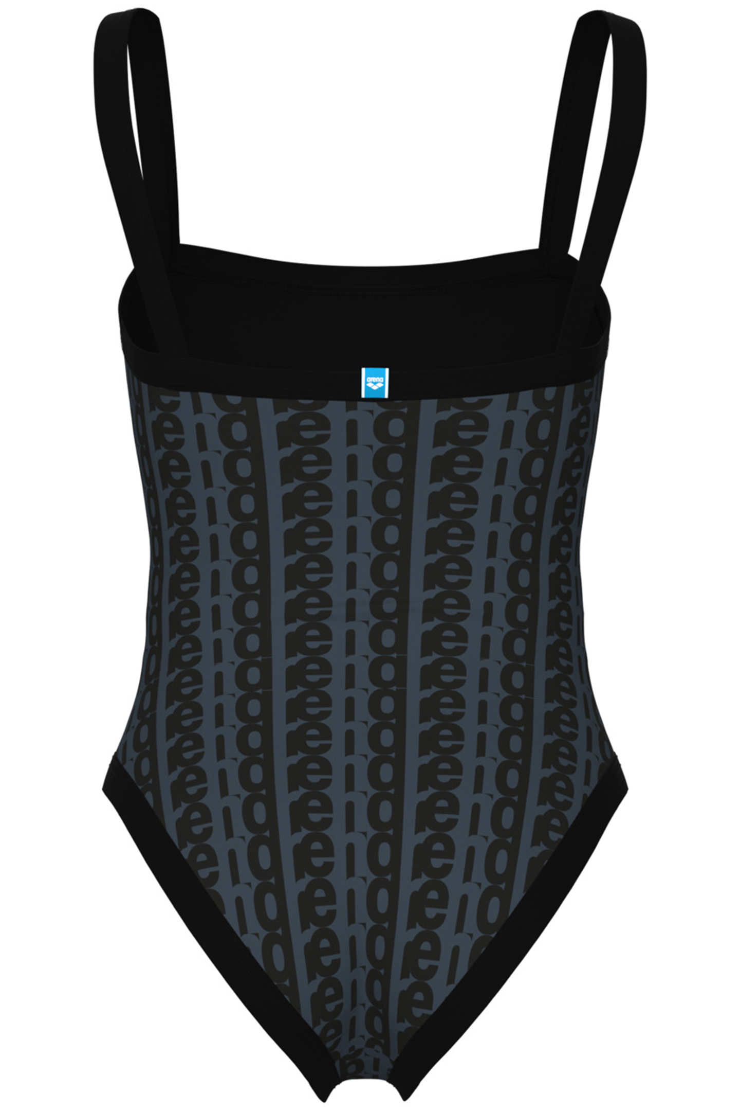 WOMEN'S ARENA MONOGRAM SWIMSUIT U BACK BLACK MULTI-BLACK 5