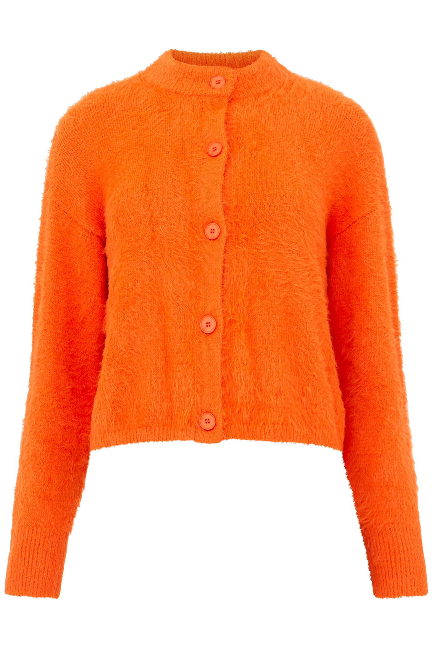 MOLLY FEATHER LS CARDIGAN CORAL ROSE 3