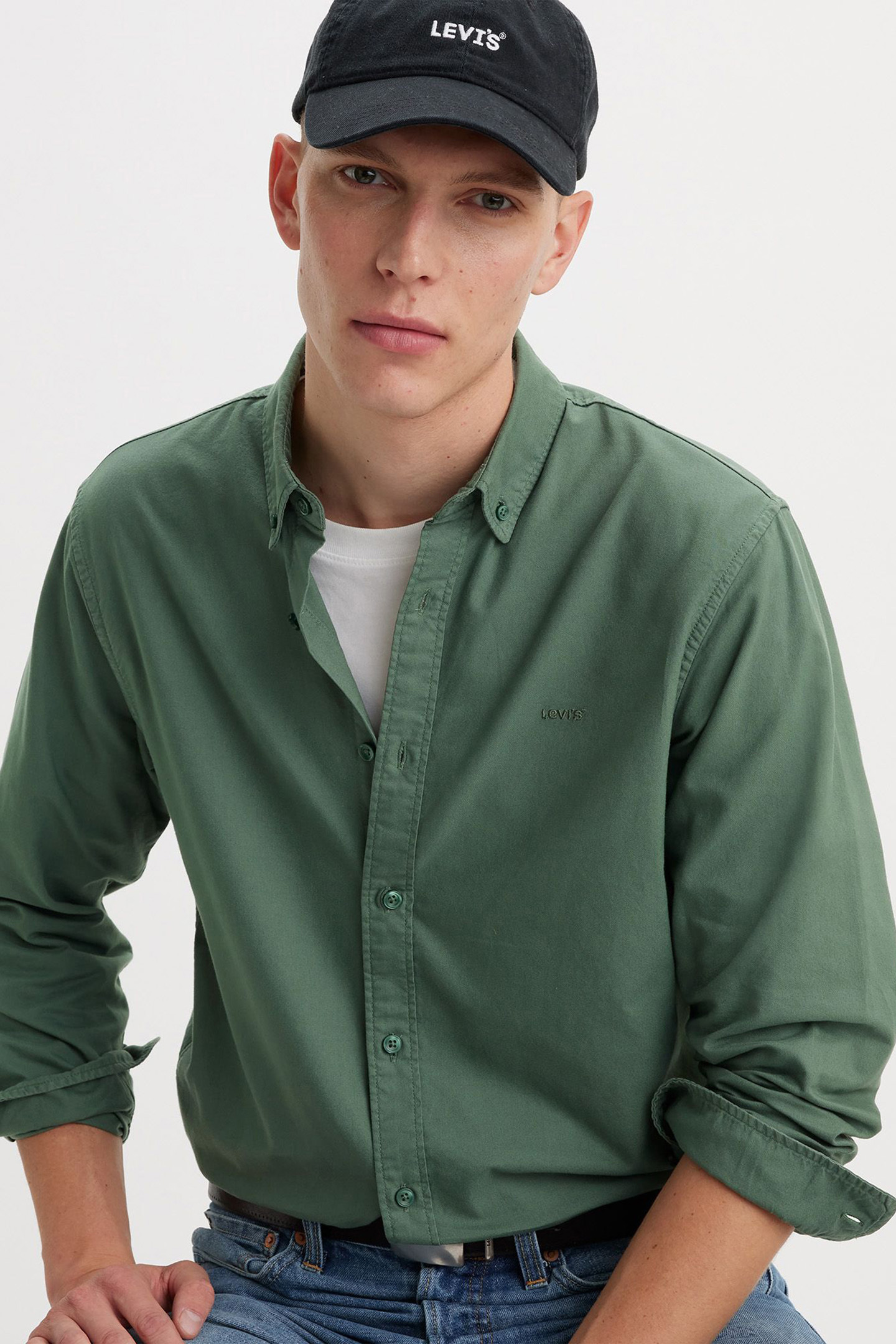 AUTHENTIC BUTTON DOWN MILL FOREST GARMEN 5