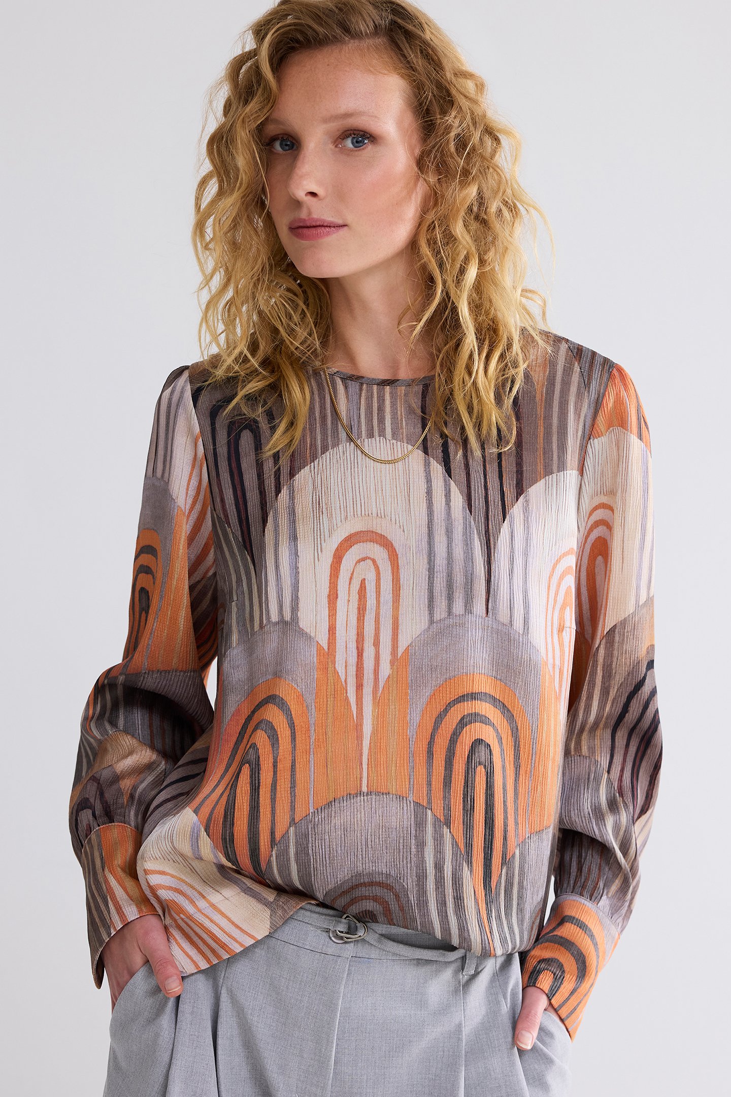 TOP TAKE A BOW PRINTS by Summum Woman