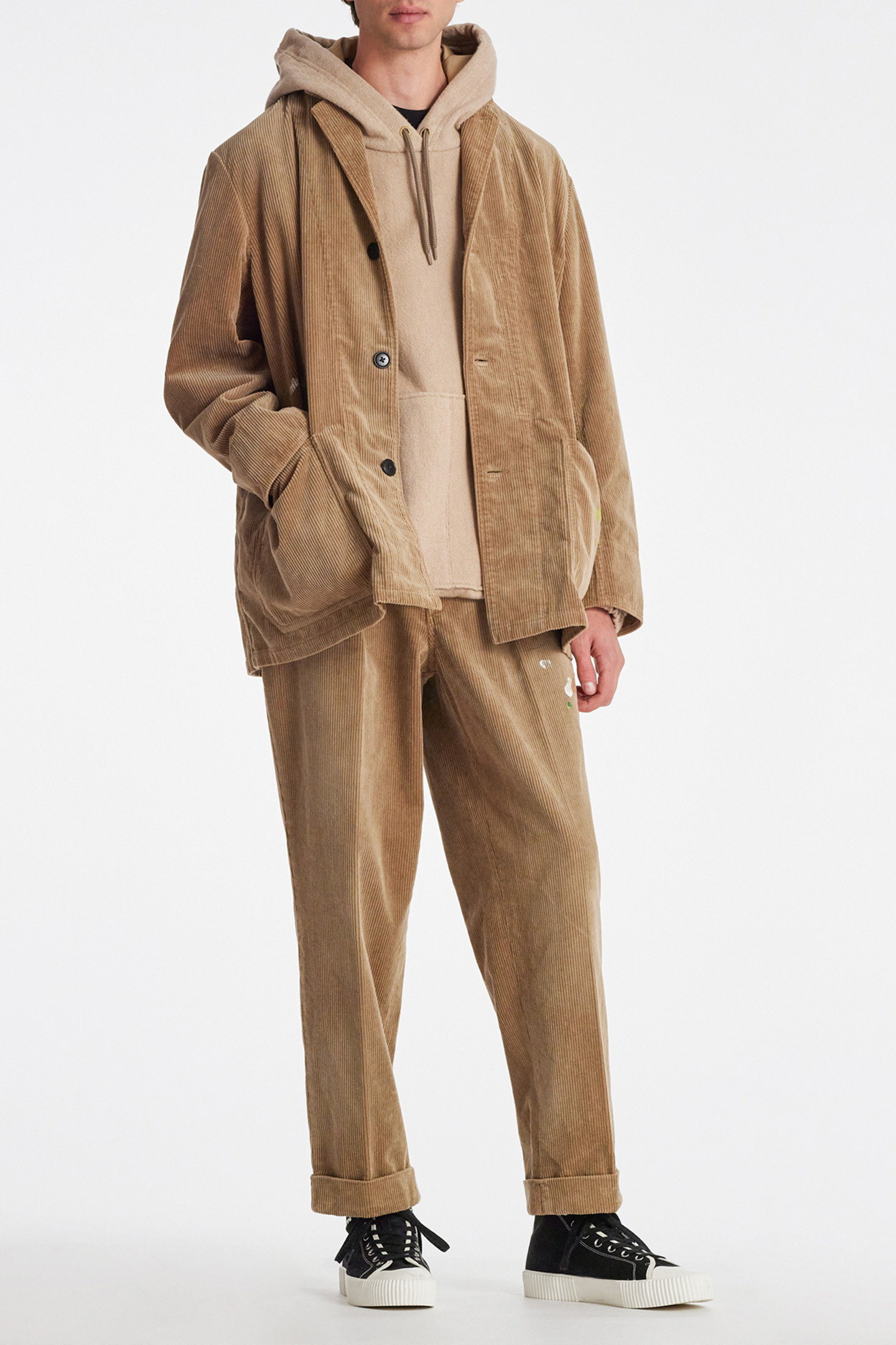 MENS TAPERED LEG TROUSER TAN 3