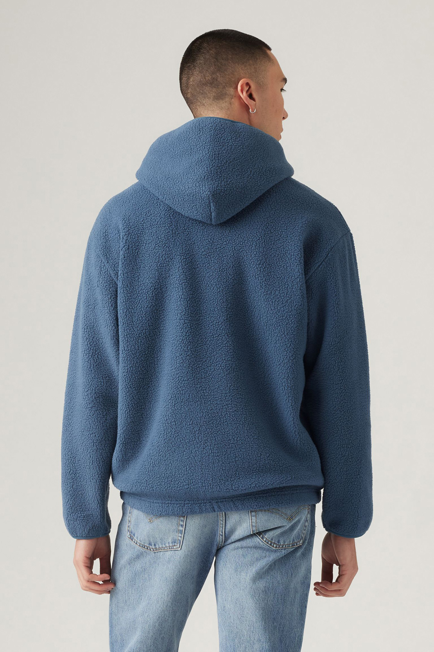 HOODED SHERPA PULLOVER SARGASSO SEA 2