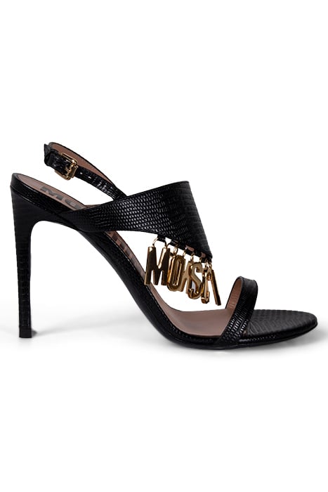 BLACK SANDALS BLACK by Moschino
