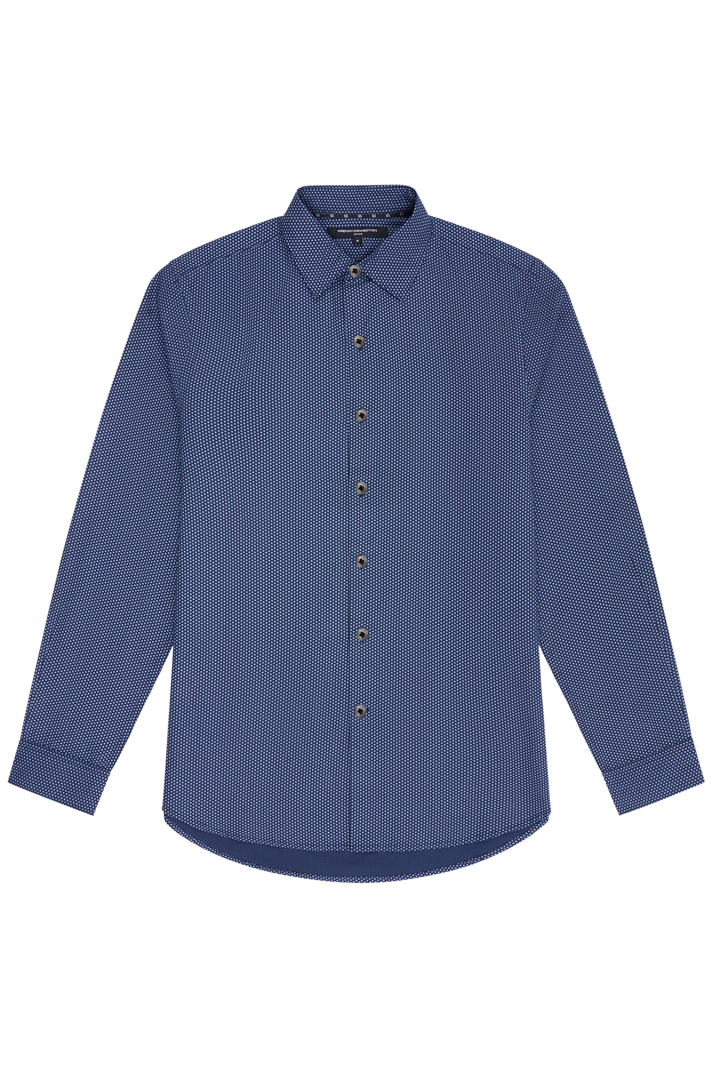 REGULAR FIT/ CLASSIC COLLAR BLUE PRINT 4