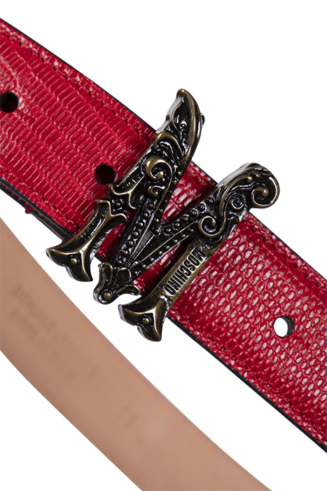BAROQUE M BELT WITH TEJUS PRINT RED 3