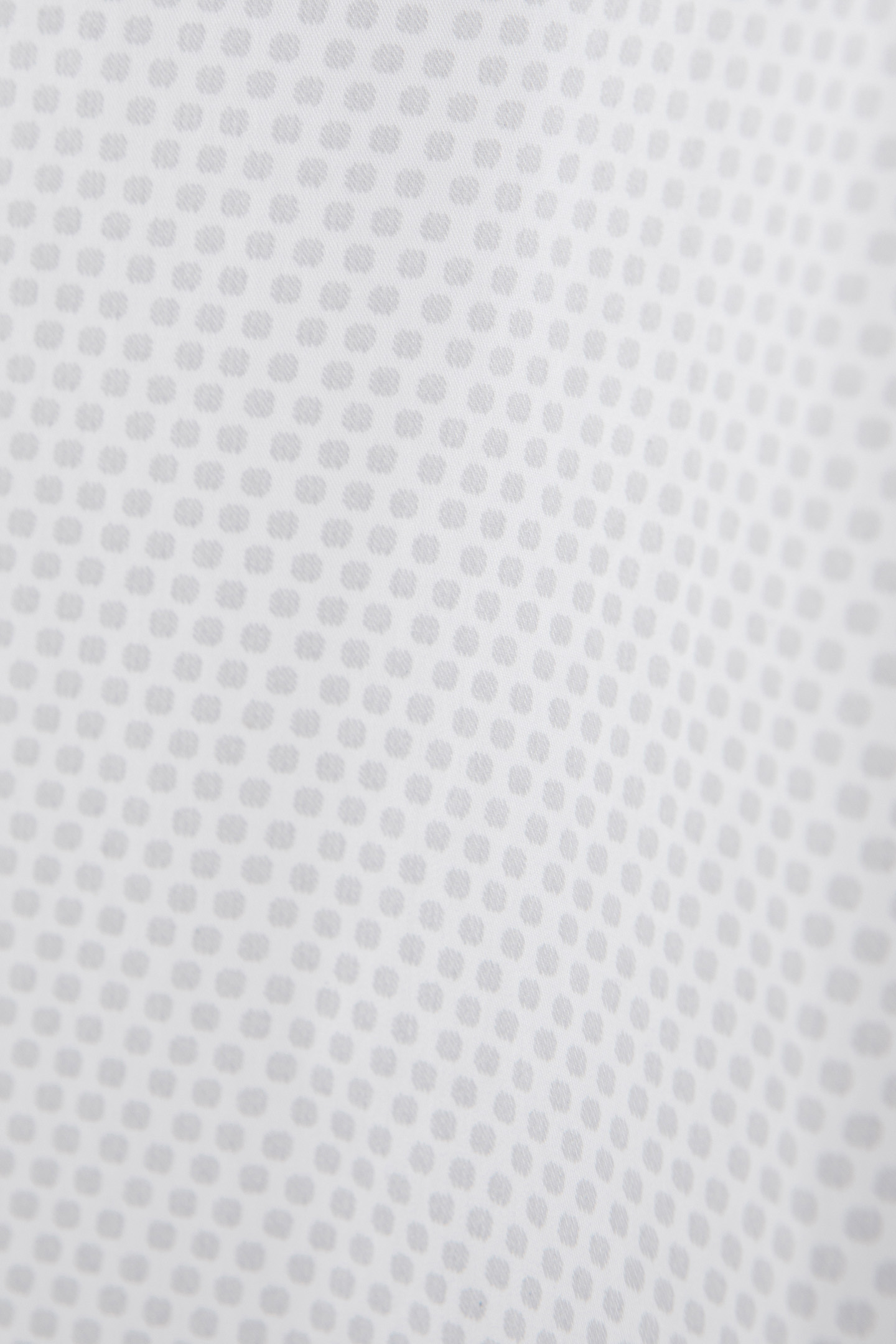 OFF-WHITE SLIM SHIRT WITH GREY POLKA DOT PRINT 8