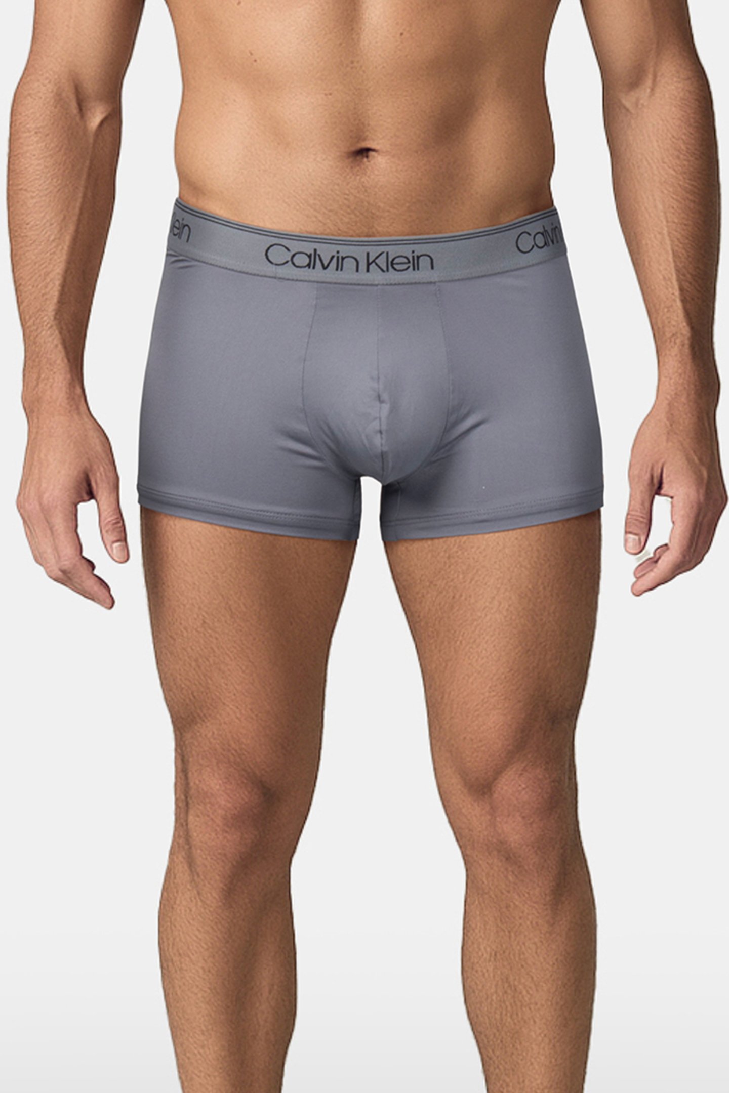 LOW RISE TRUNK 3PK HEMISPHERE BLUE, PLEIN AIR, CONVOY by Calvin Klein