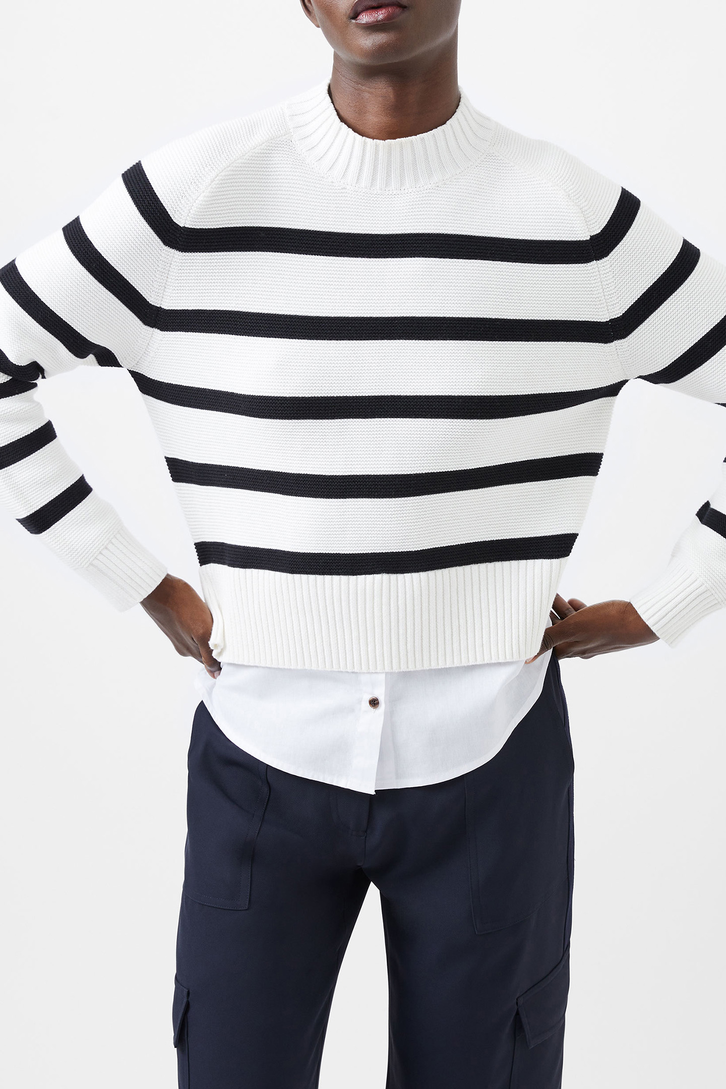 LILY MOZART POPLIN MIX TOP WINTER WHITE/MOONLES 4