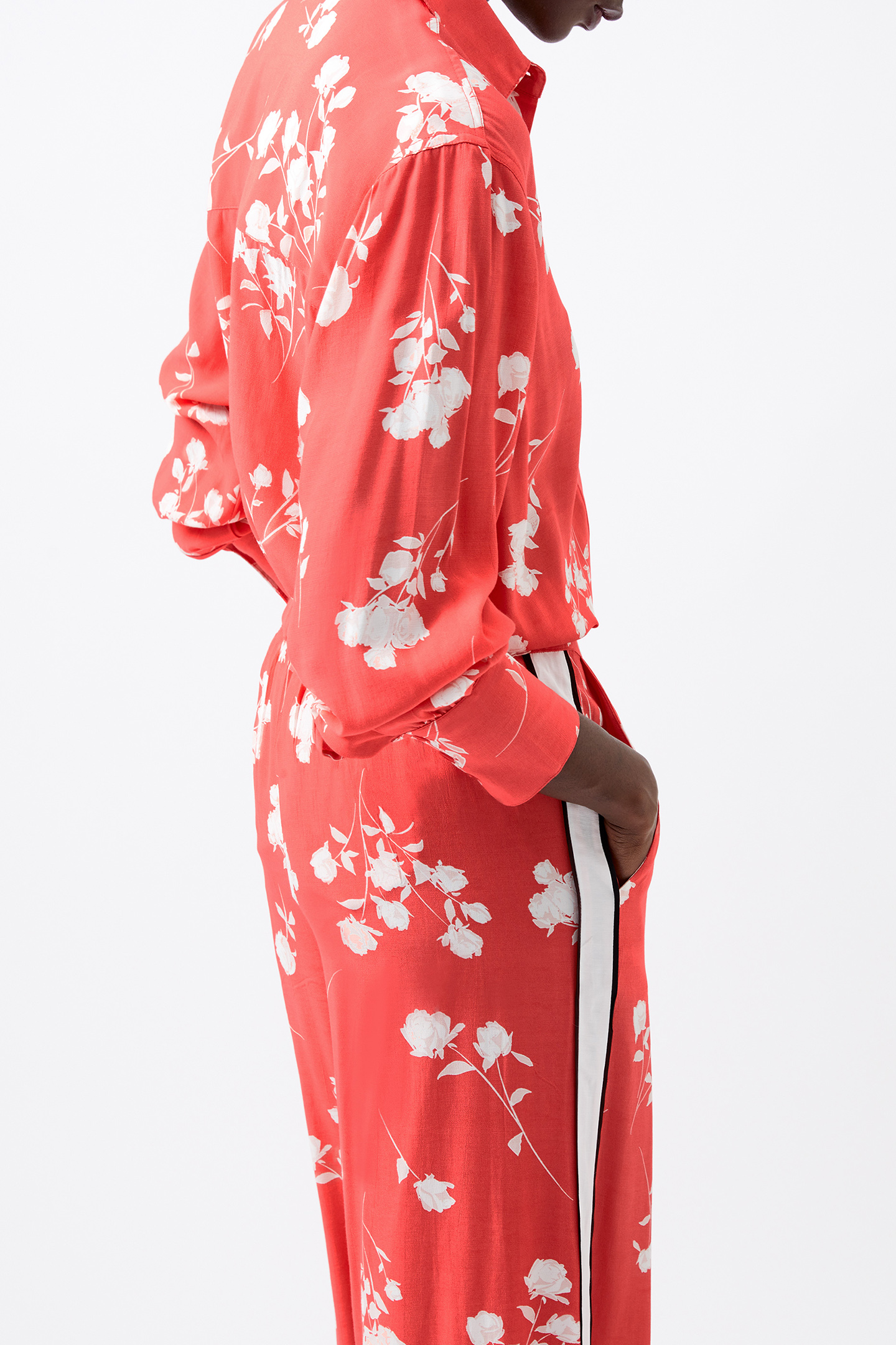 ALESSANDRA DELPHINE TROUSER C RED/WHITE/BLACK ST 4