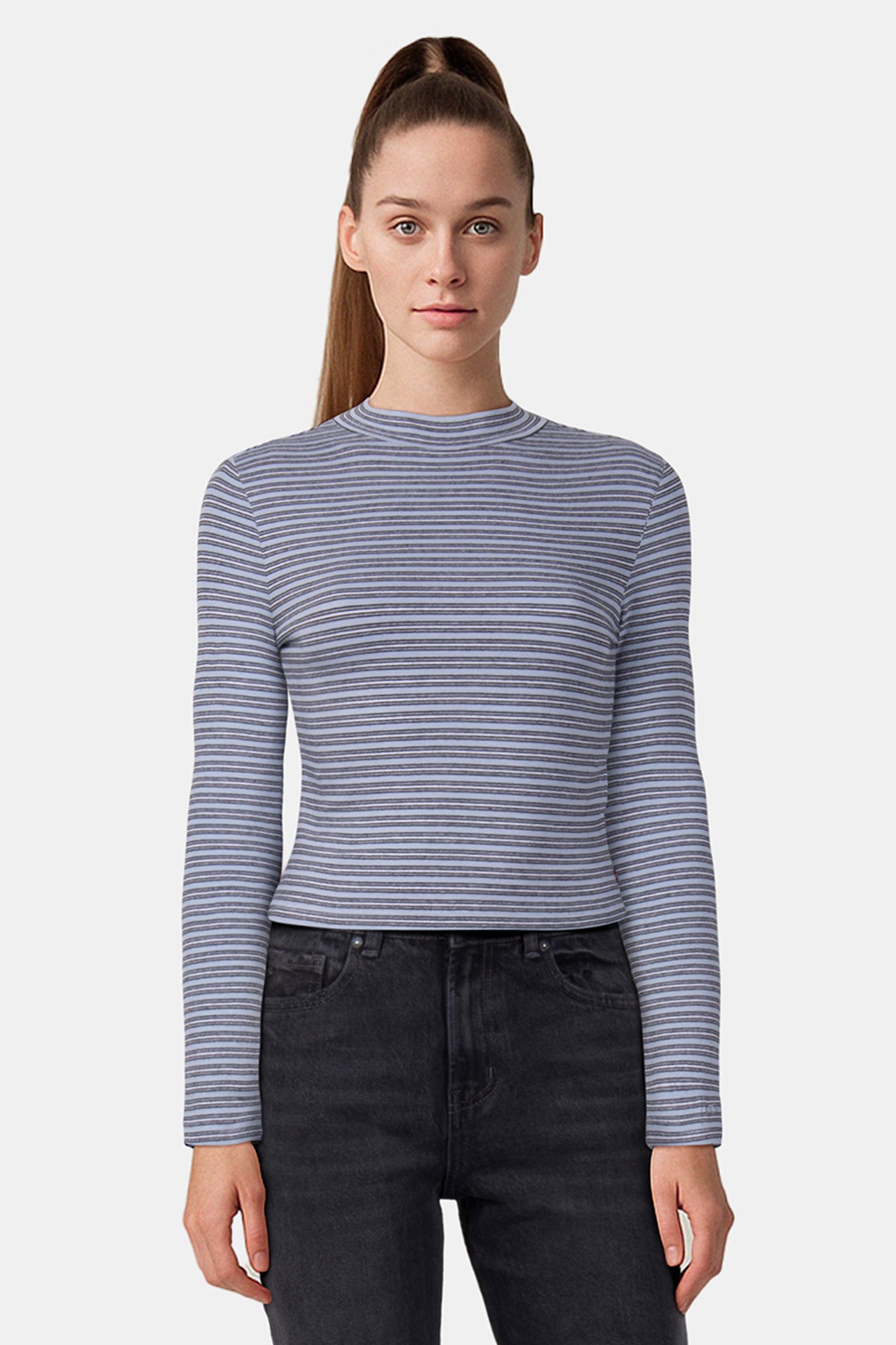 LSEEFFORTLESS LS TEE LOGO KNIT TURTLENECK by Levi's