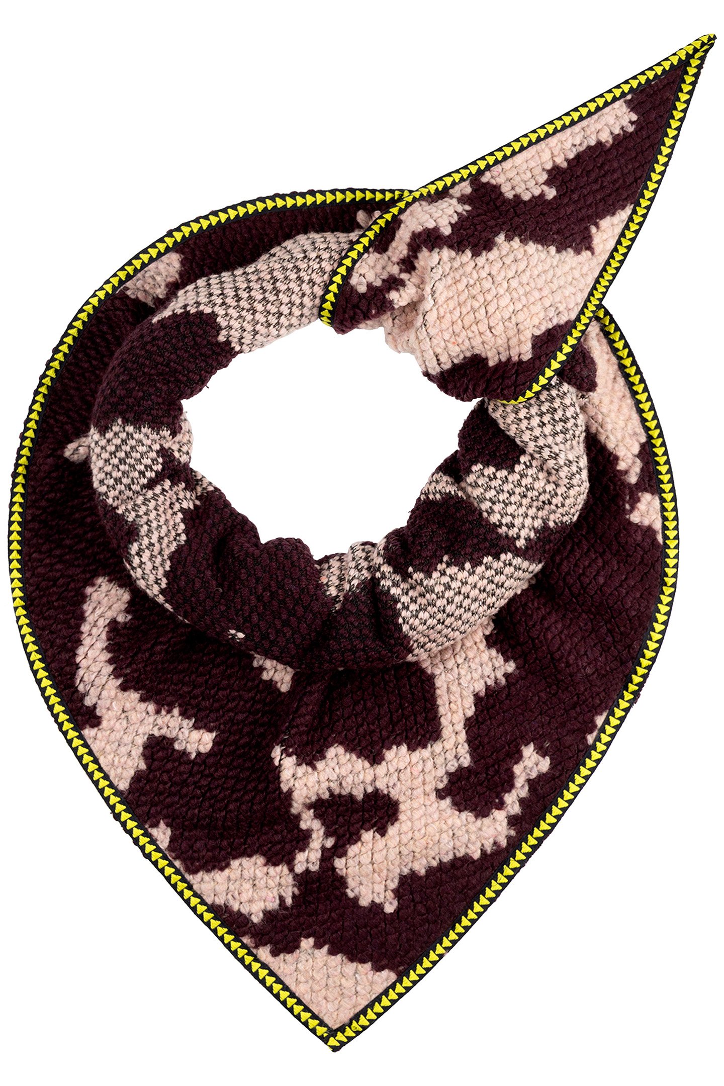 SHAWL - CAMO RED PINK by POM Amsterdam
