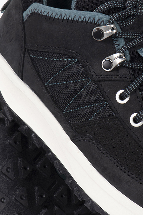 GREENSTRIDE MOTION 6 LOW LACE UP SNEAKER BLACK NUBUCK WITH W 4