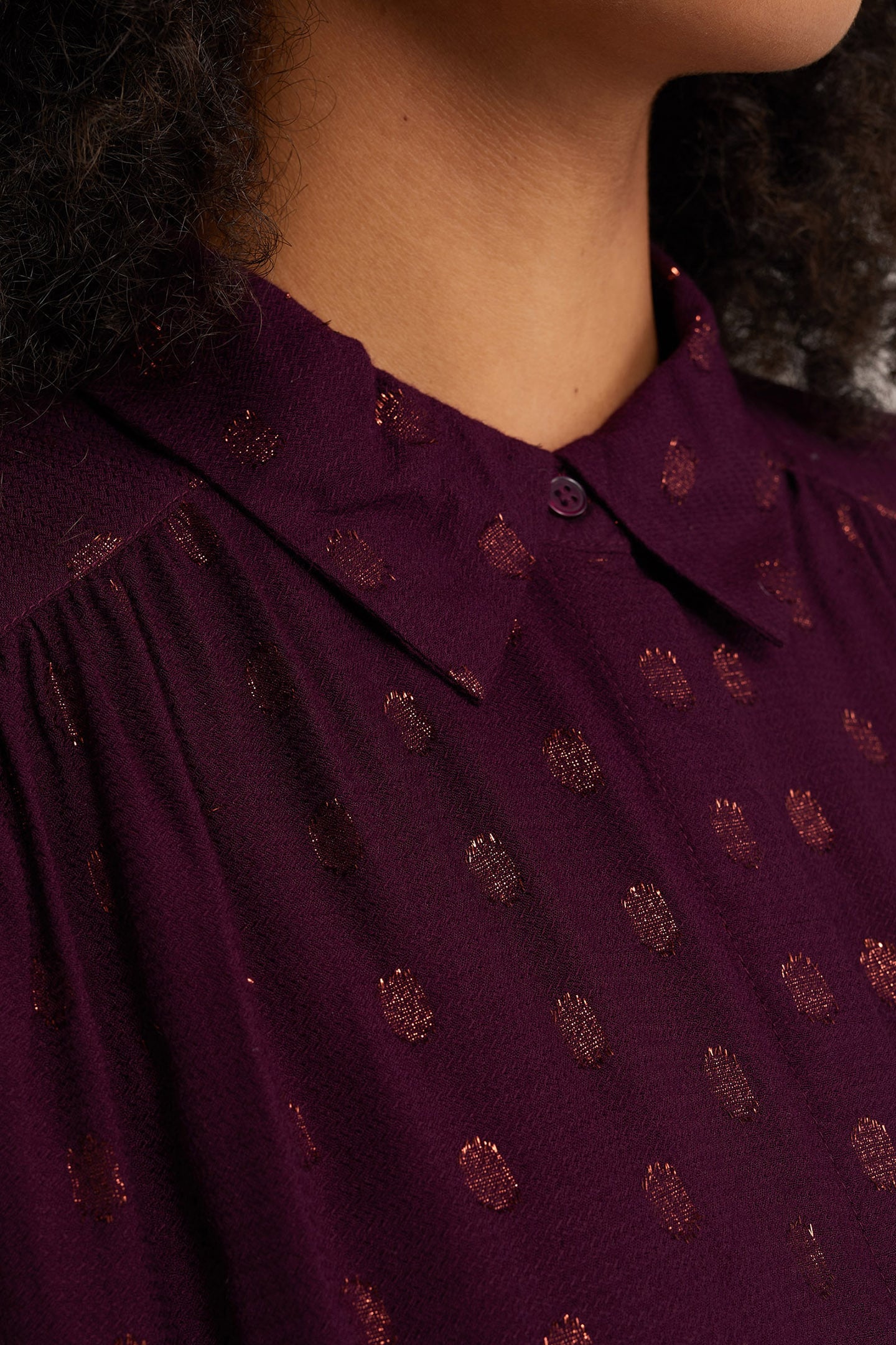 DRESS MID LENGTH DARK PURPLE 6