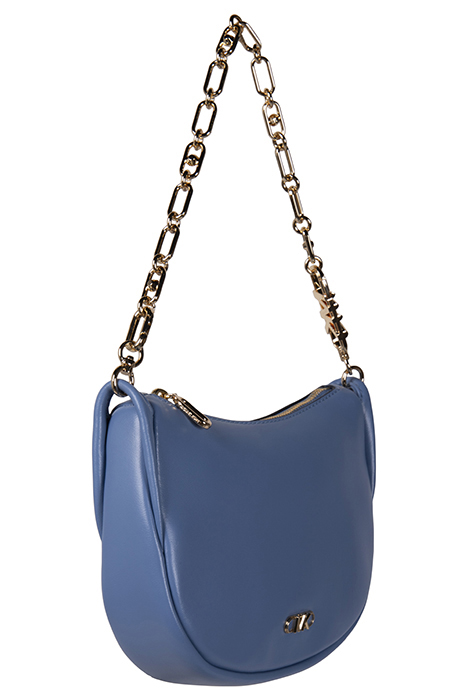 POUCHETTE SHOULDER BAG WITH CHAIN STRAP IN FRENCH BLUE 4