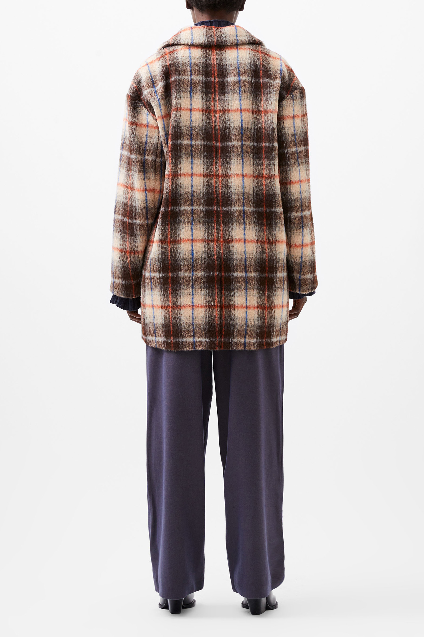 BLAKE CHECK COAT BLACK MULTI 2