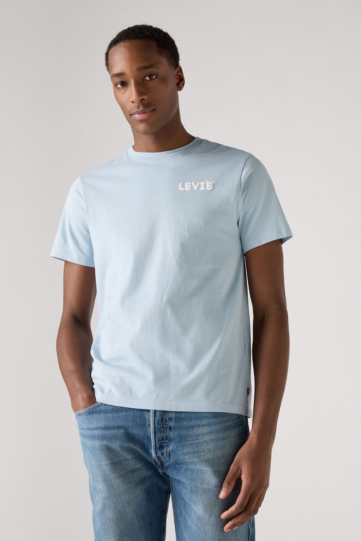 LSEGRAPHIC CREWNECK TE LC WHITE HEADLINE by Levi's