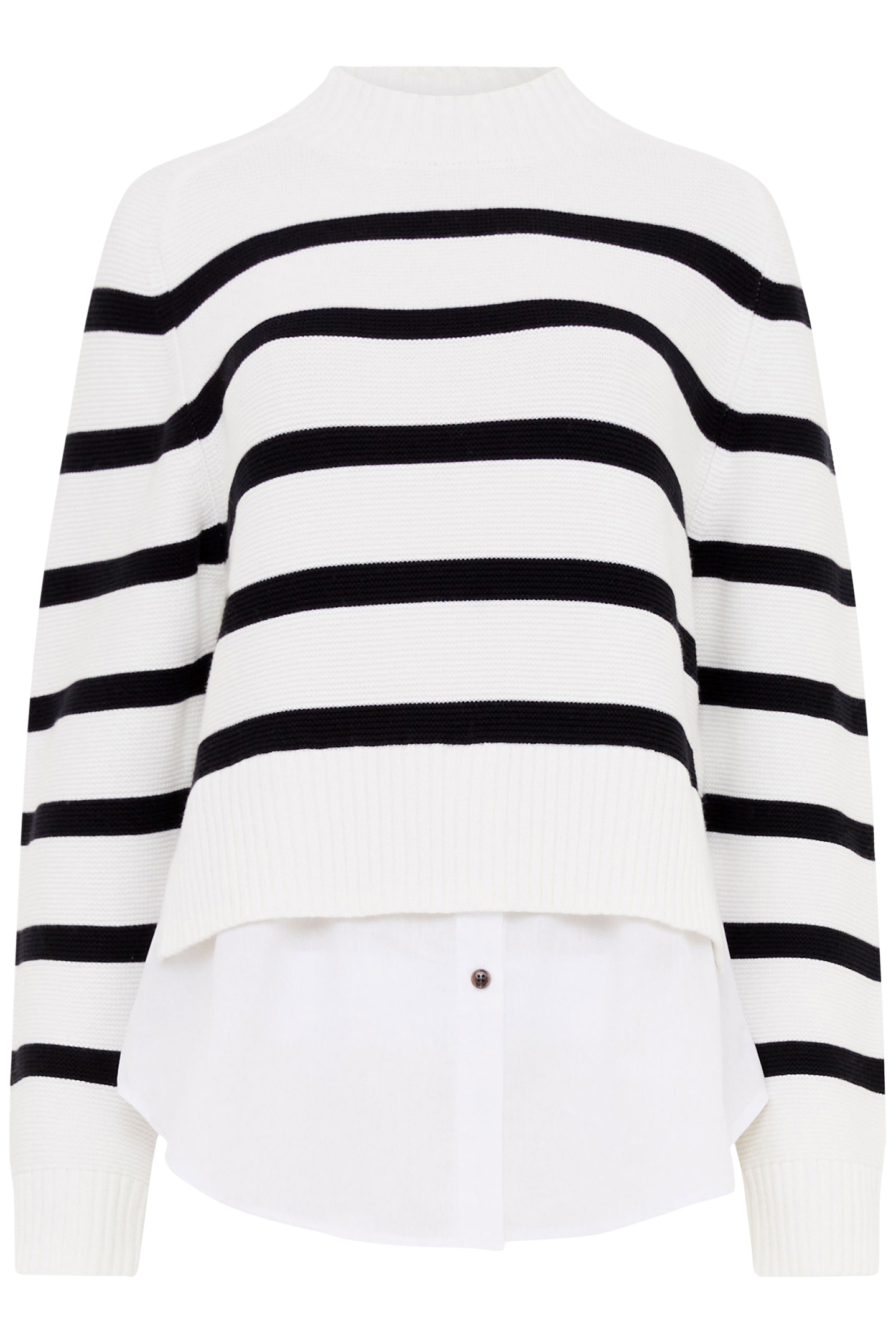 LILY MOZART POPLIN MIX TOP WINTER WHITE/MOONLES 3