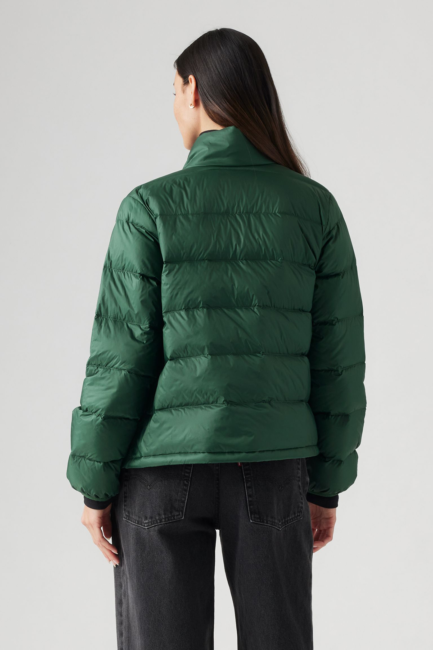 WILLA DOWN PACKABLE PUFFER JACKET IN GREEN 2