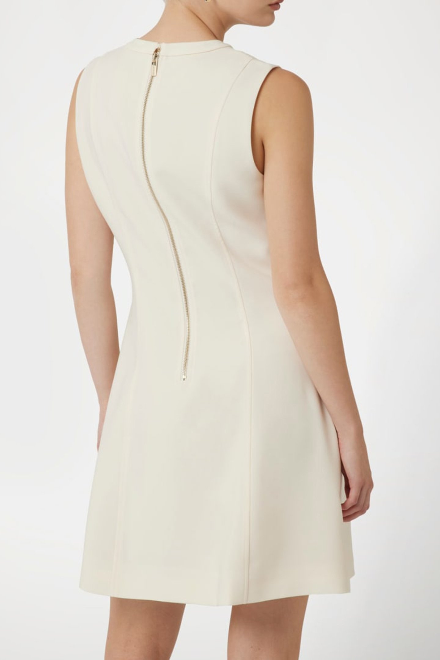 LEILA DRESS EGGSHELL ECRU 2